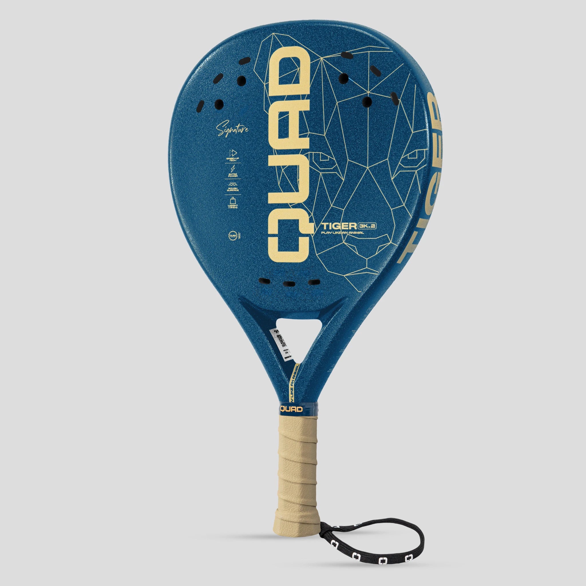 Raquete Padel QUAD Tiger Personalizada