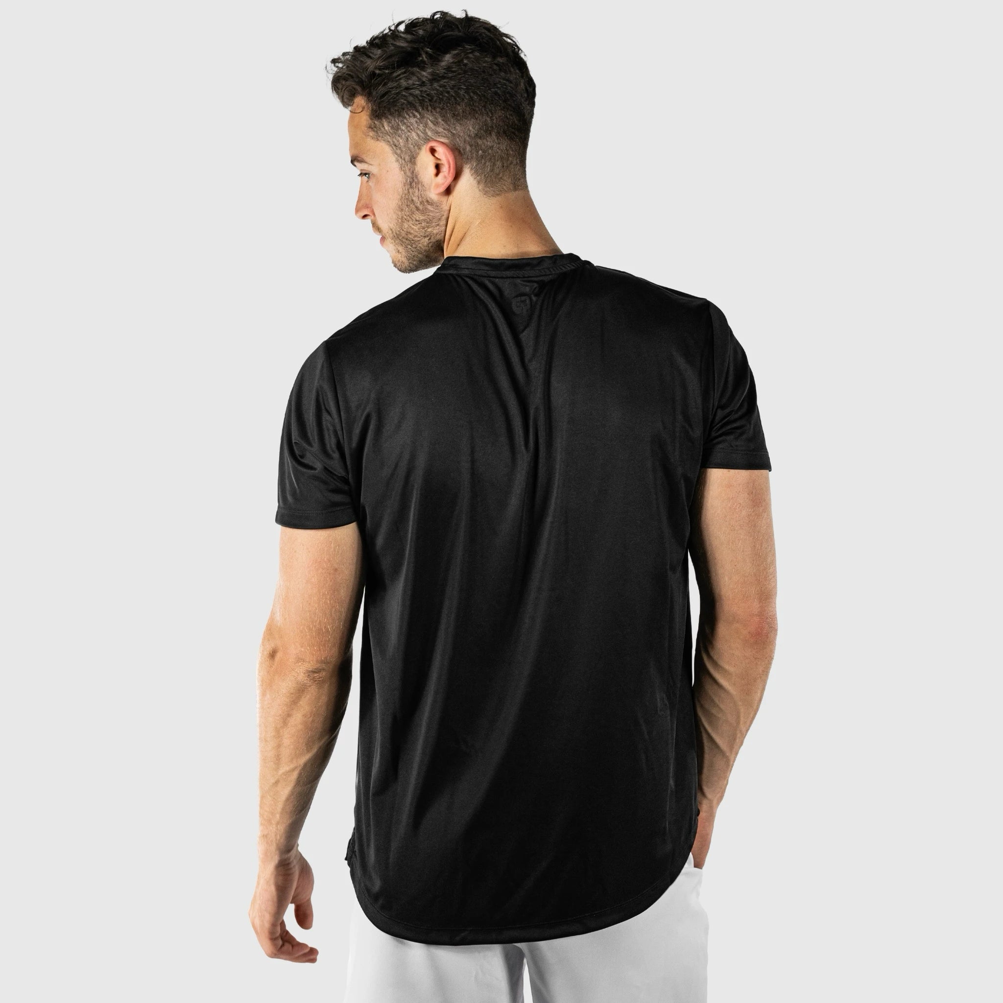 QUAD Elemental Black T-Shirt - Back view