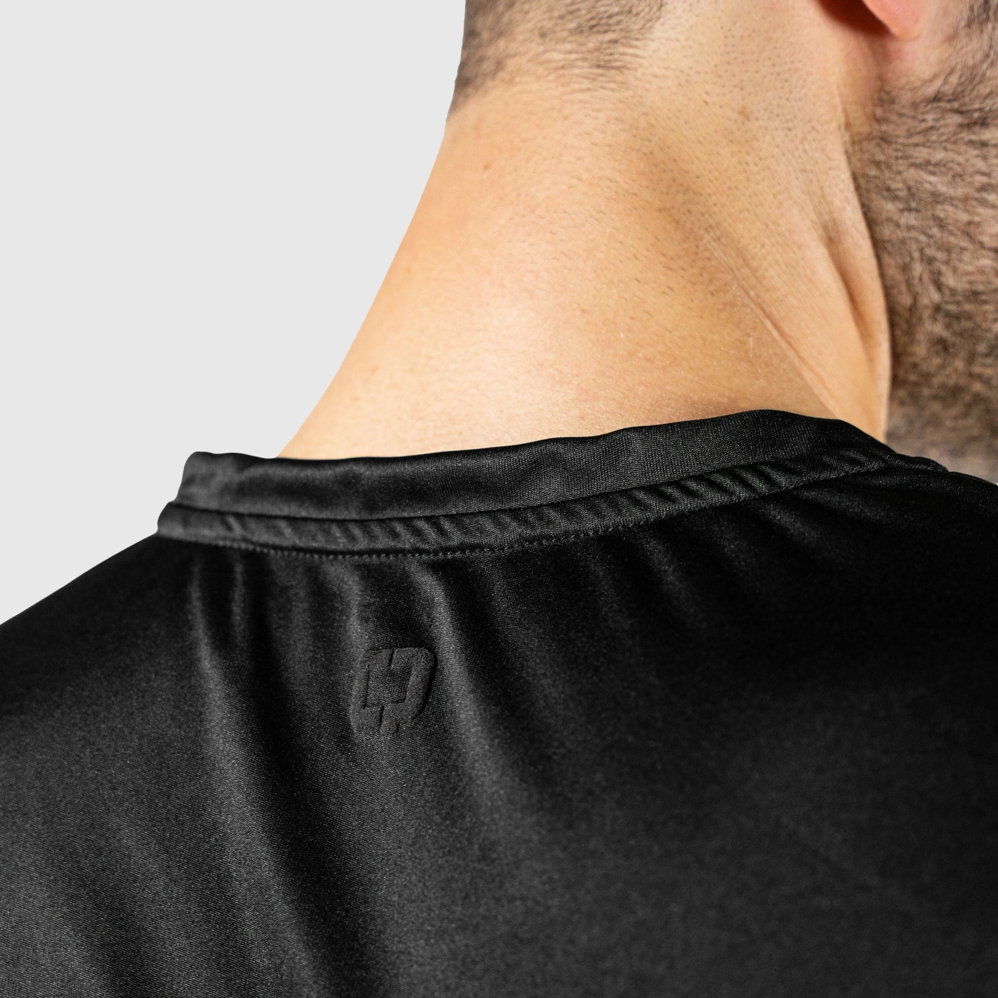 QUAD Elemental Black T-Shirt - Back logo detail