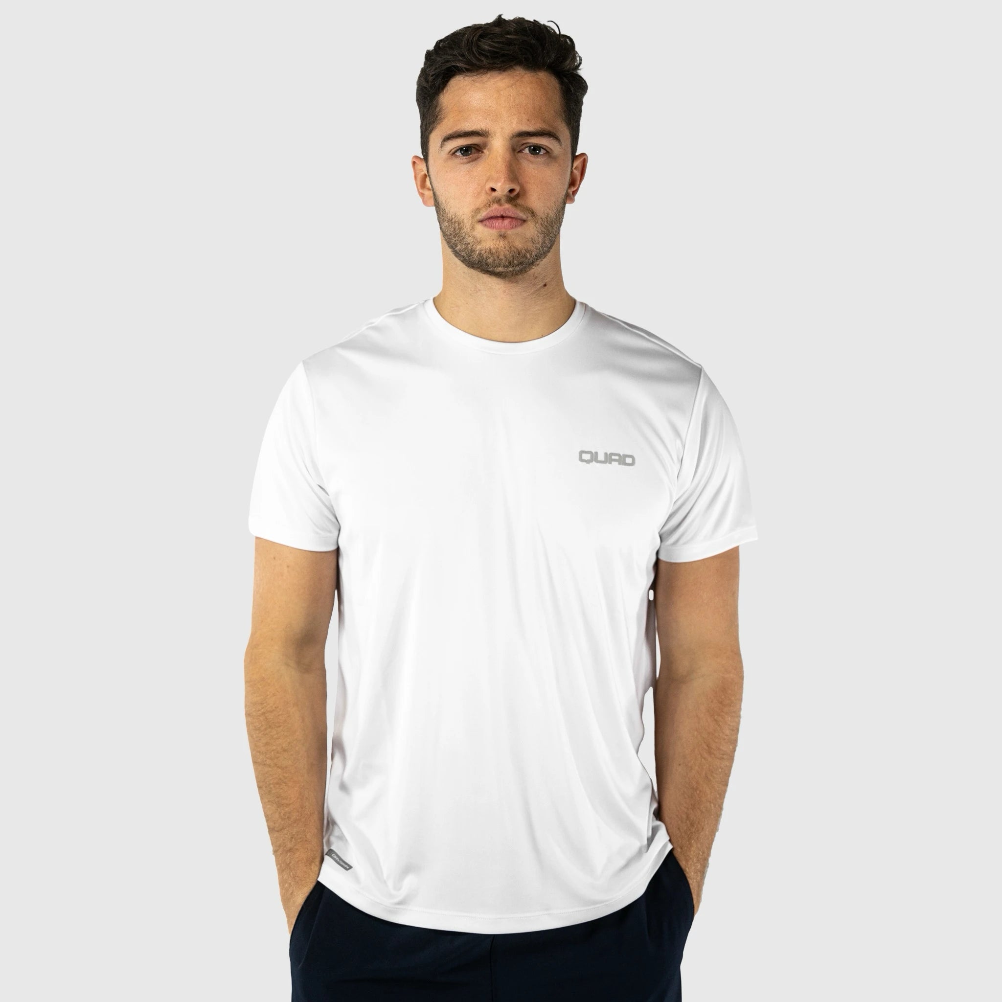 QUAD Elemental T-shirt White - front view