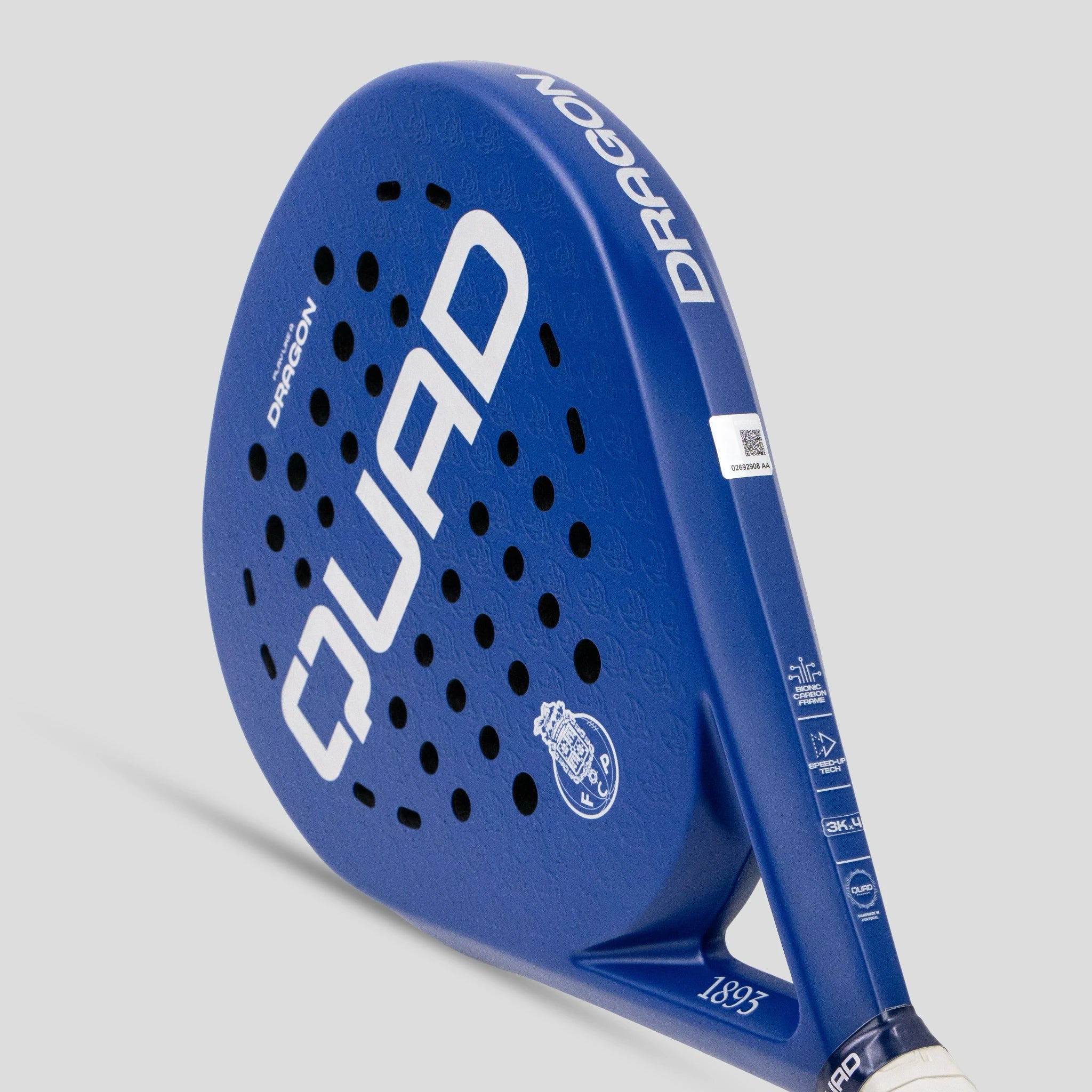 QUAD Padel Racket FCPorto edition top view