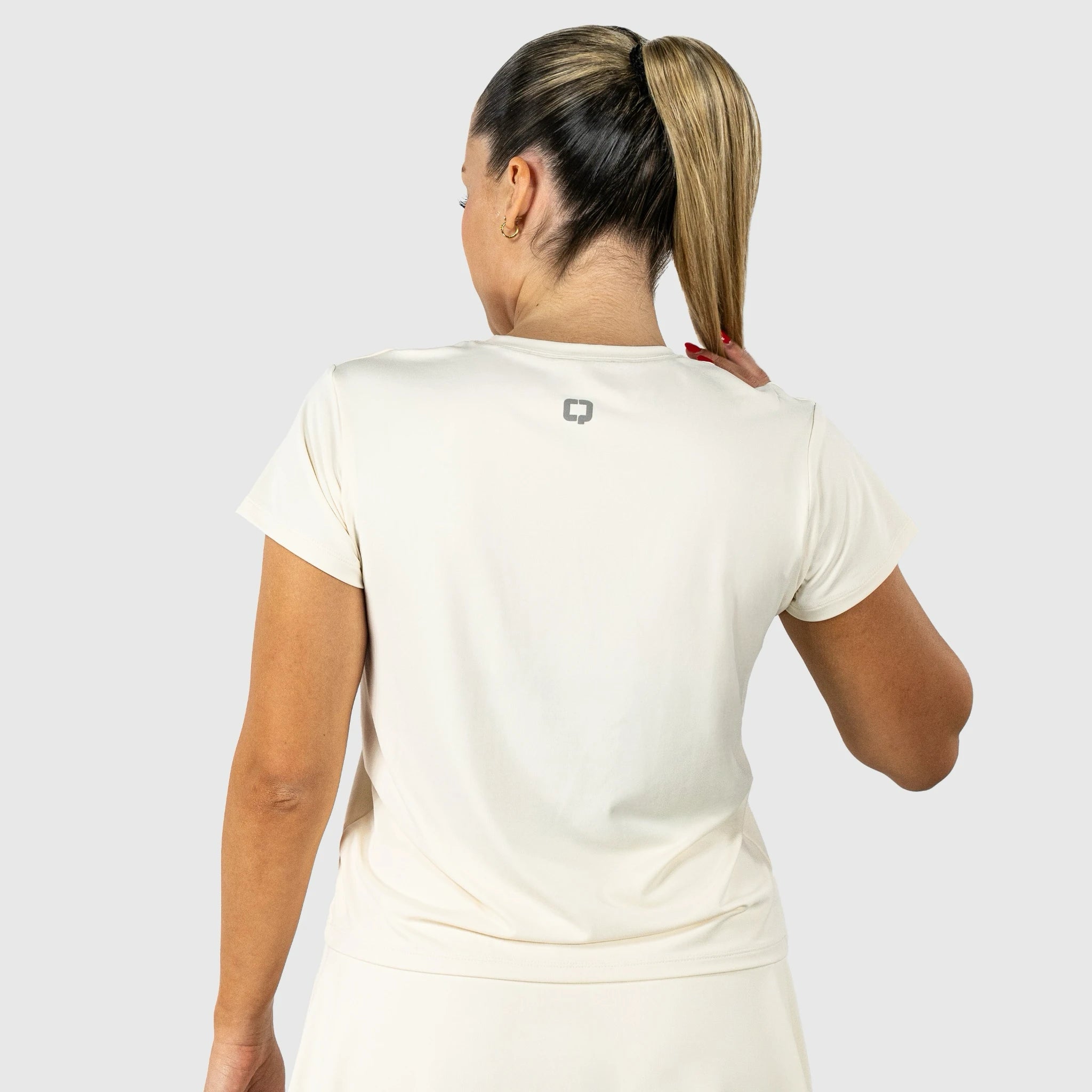 QUAD Regular T-shirt Off-white - Back view