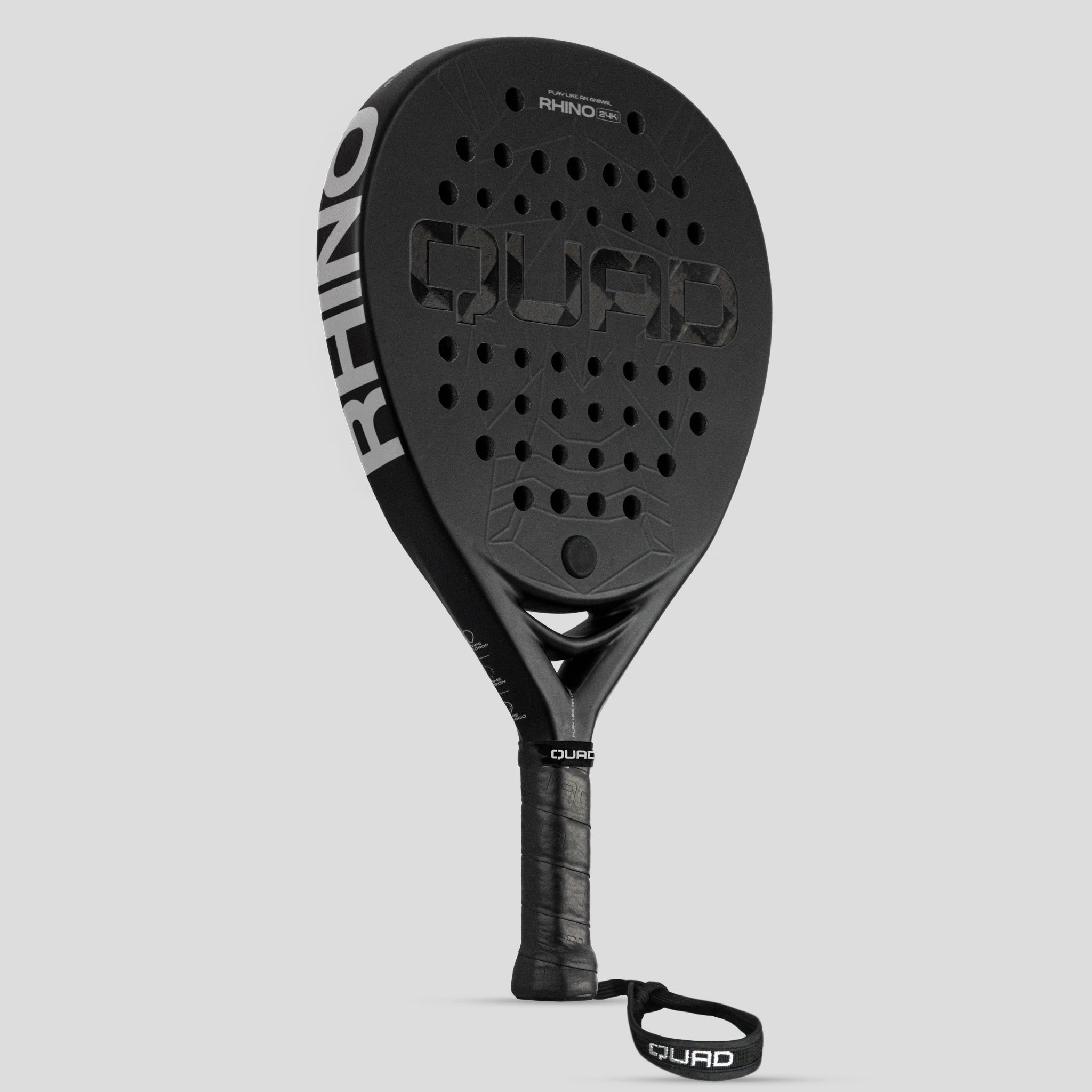 QUAD Shark Padel Racket - left perspective view