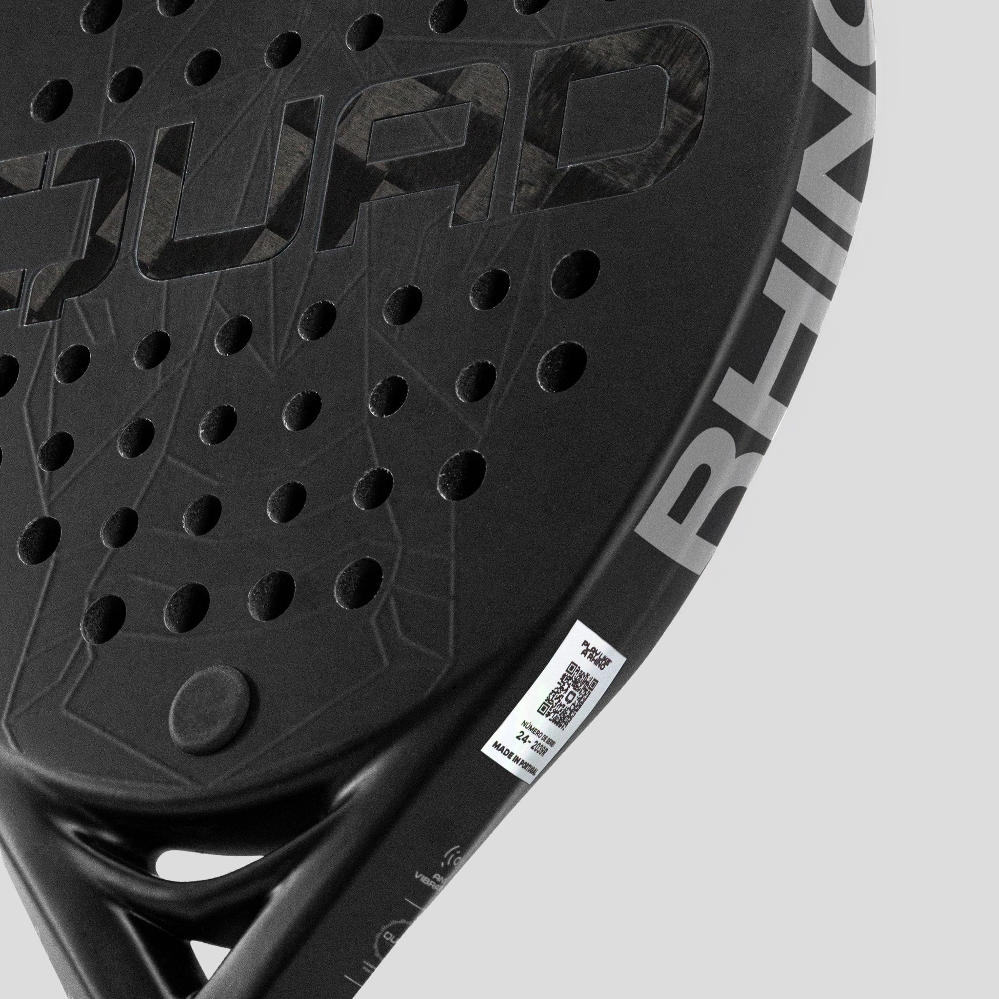 QUAD Shark Padel Racket - side detail