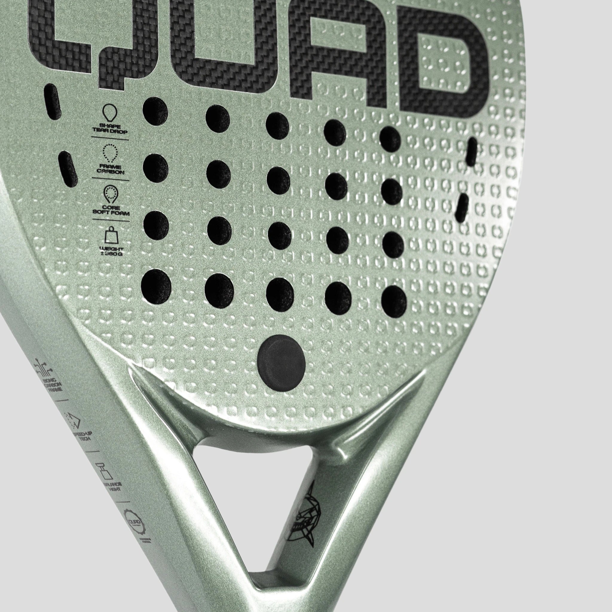 QUAD Shark Padel Racket - detail