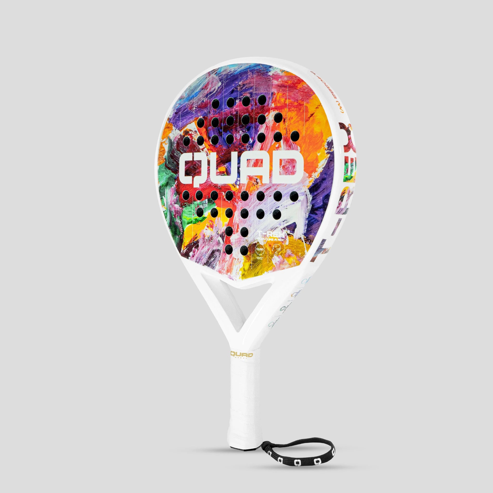 QUAD T-Rex Kids Padel Racket - perspective view