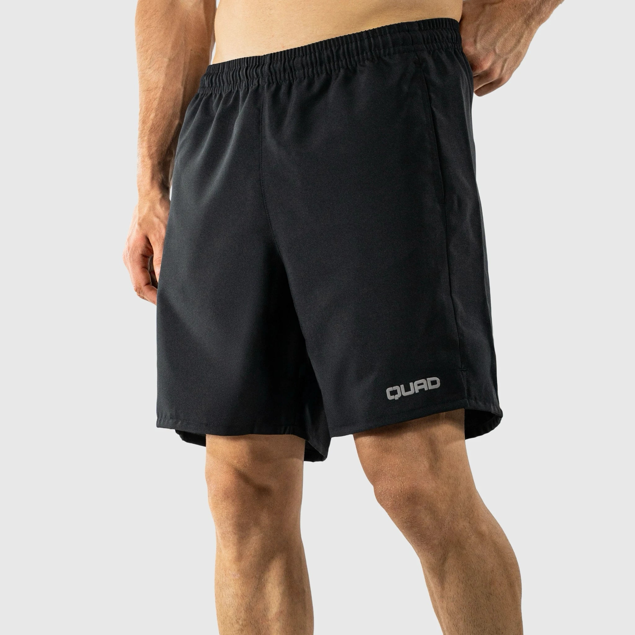 QUAD Boost Shorts Black - perspective view
