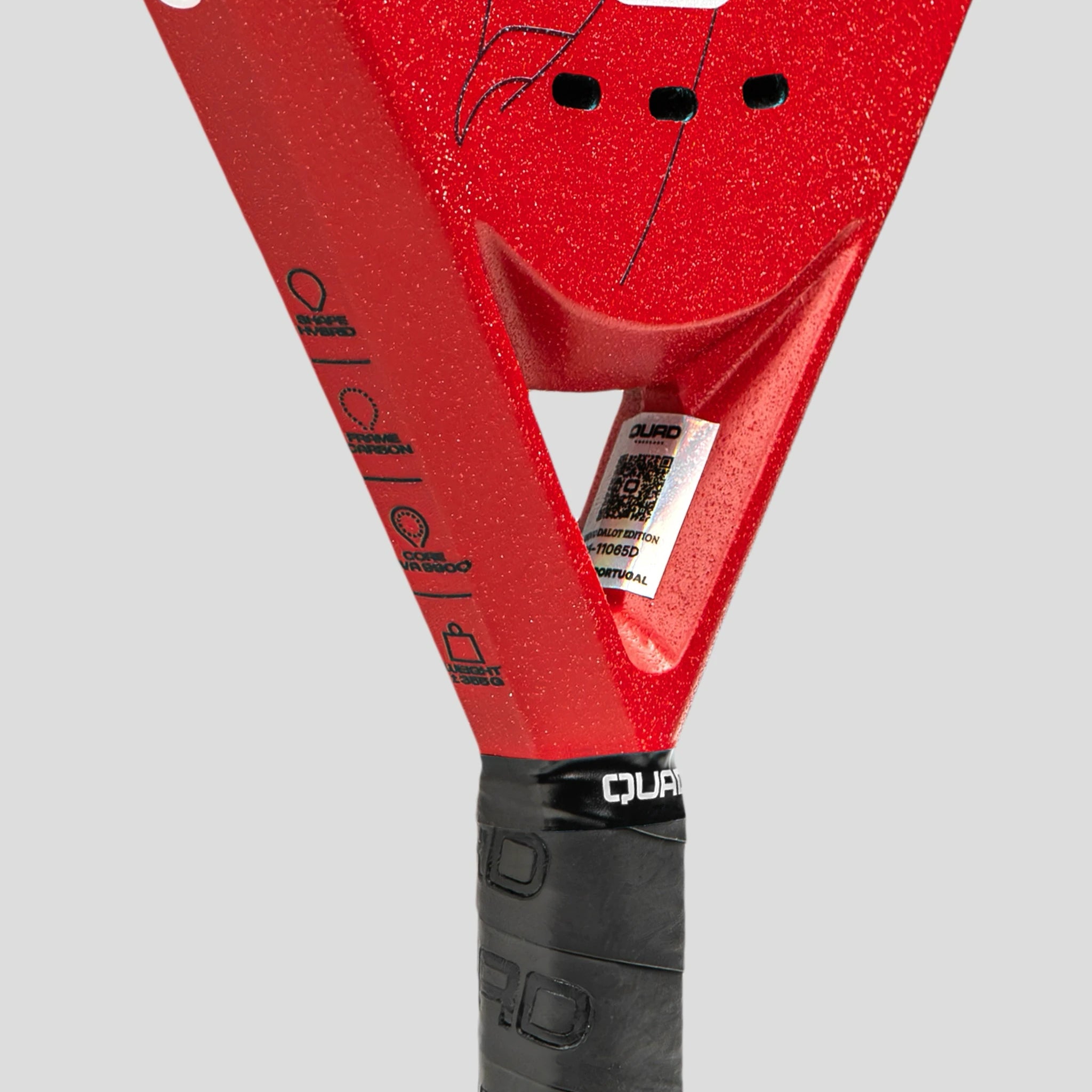 Quad Diogo Dalot Padel Racket close up