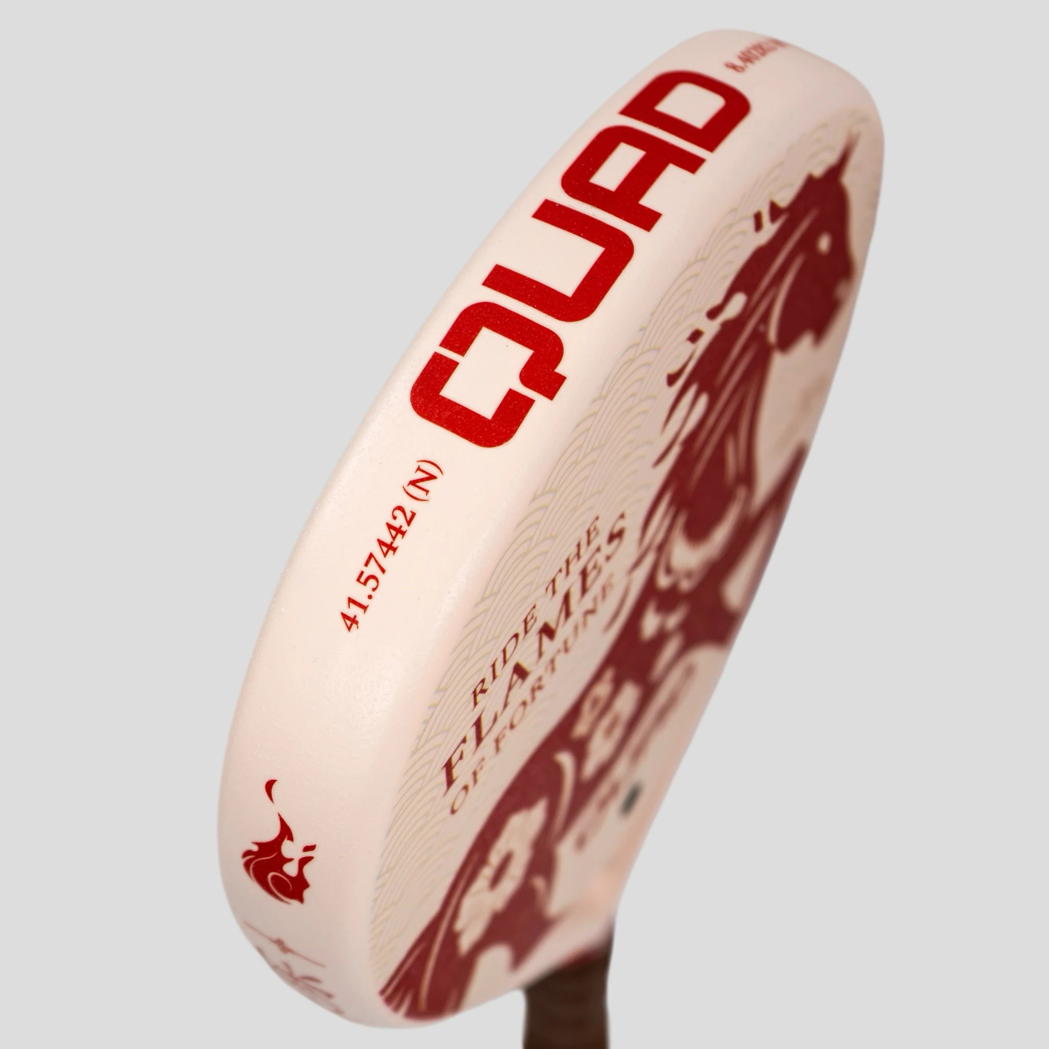 Quad Chinese New year Padel Racket top view