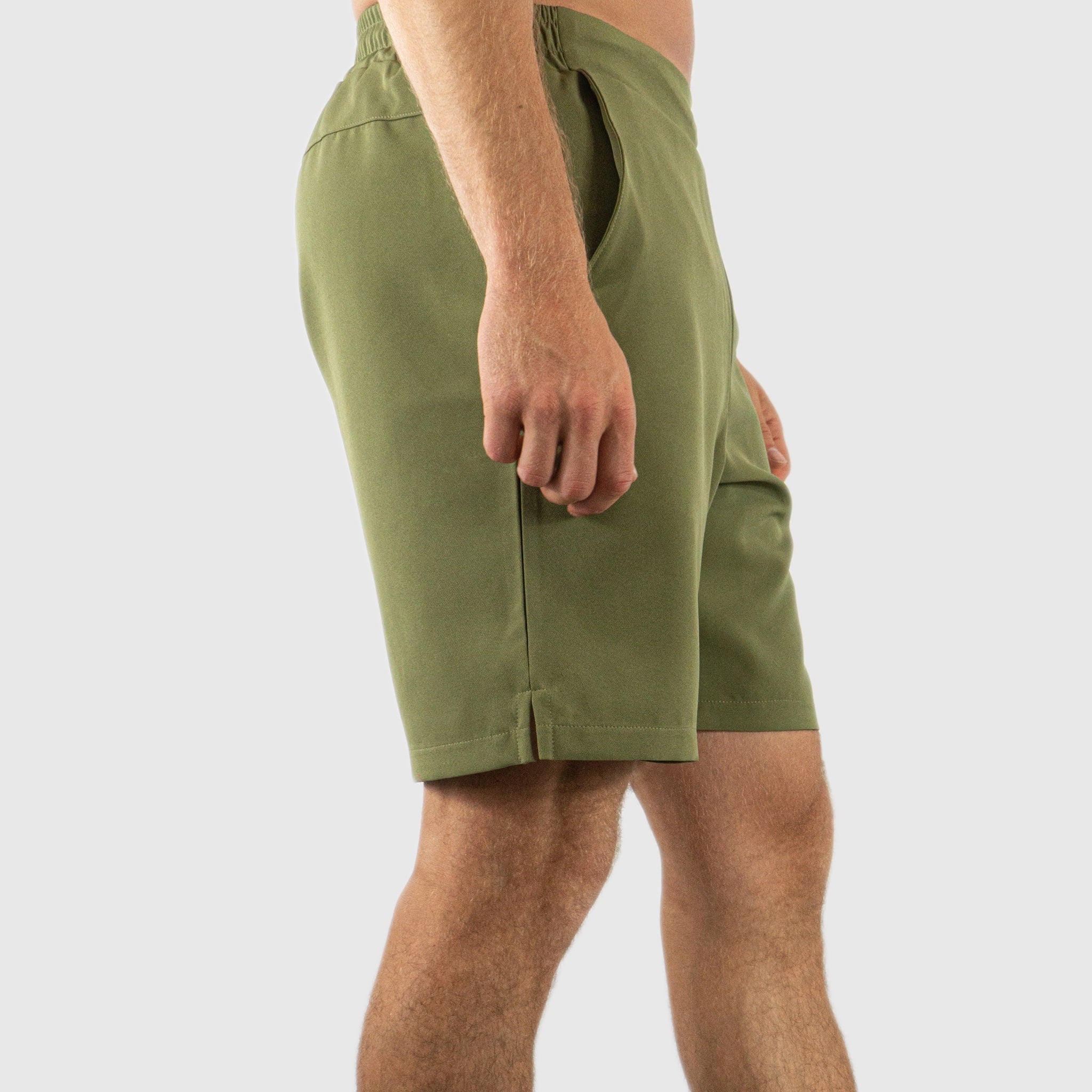 Quad Padel Shorts green right side