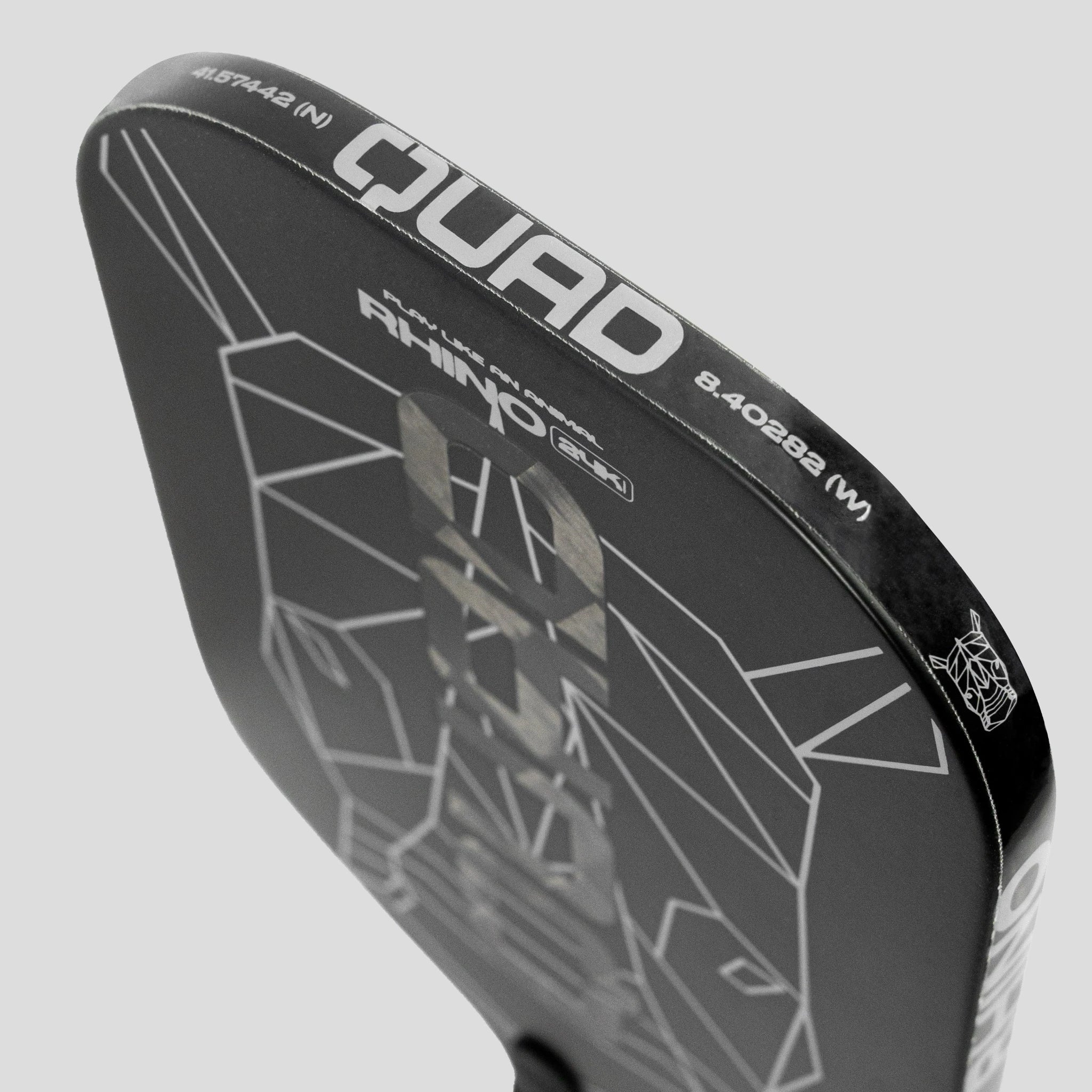 Quad Rhino Pickleball Racket top view