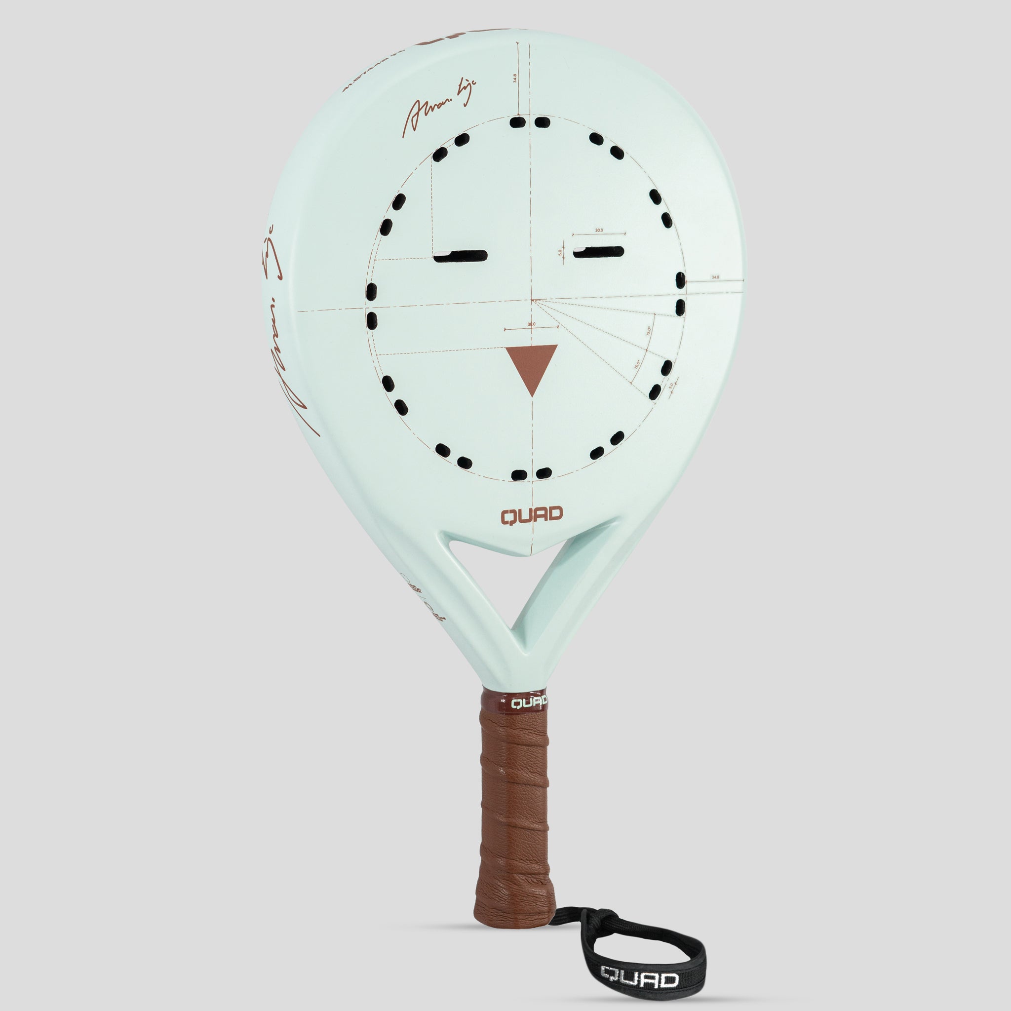 Quad x Siza Vieira Padel Racket - side view