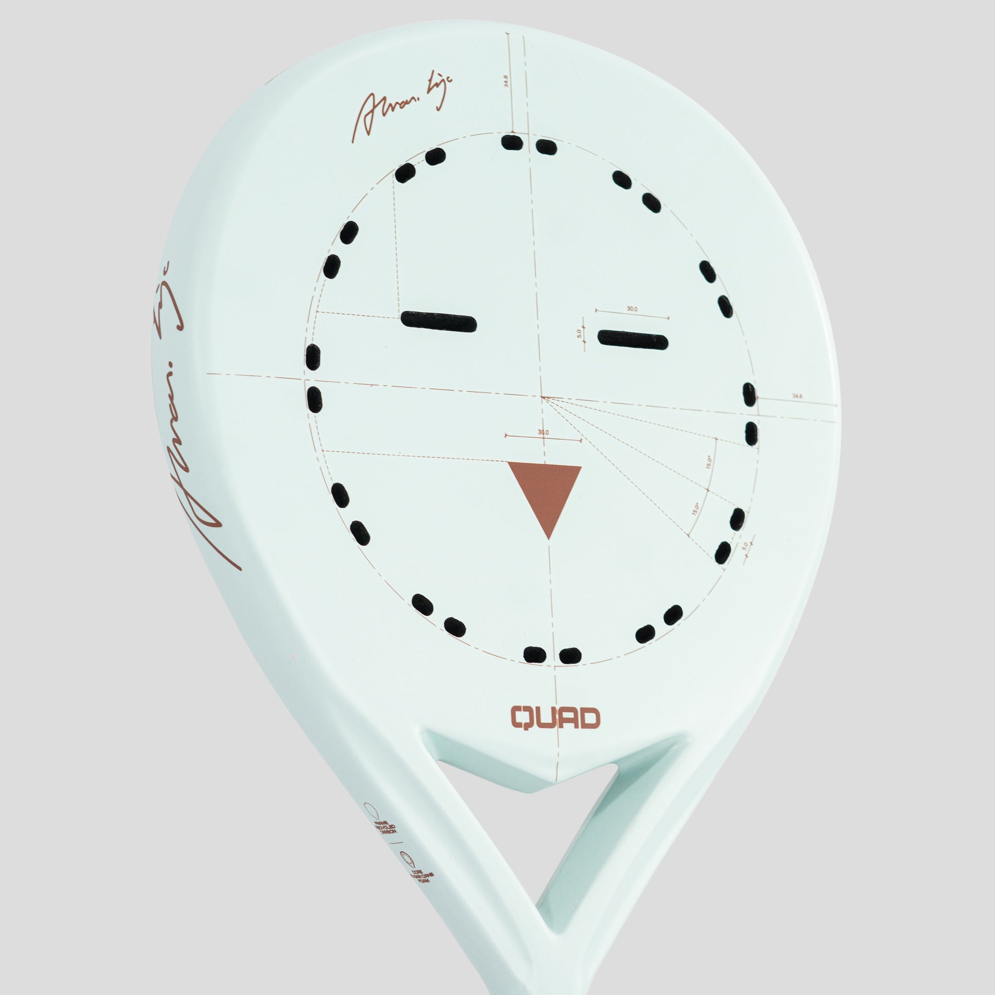 Quad x Siza Vieira Padel Racket - detail