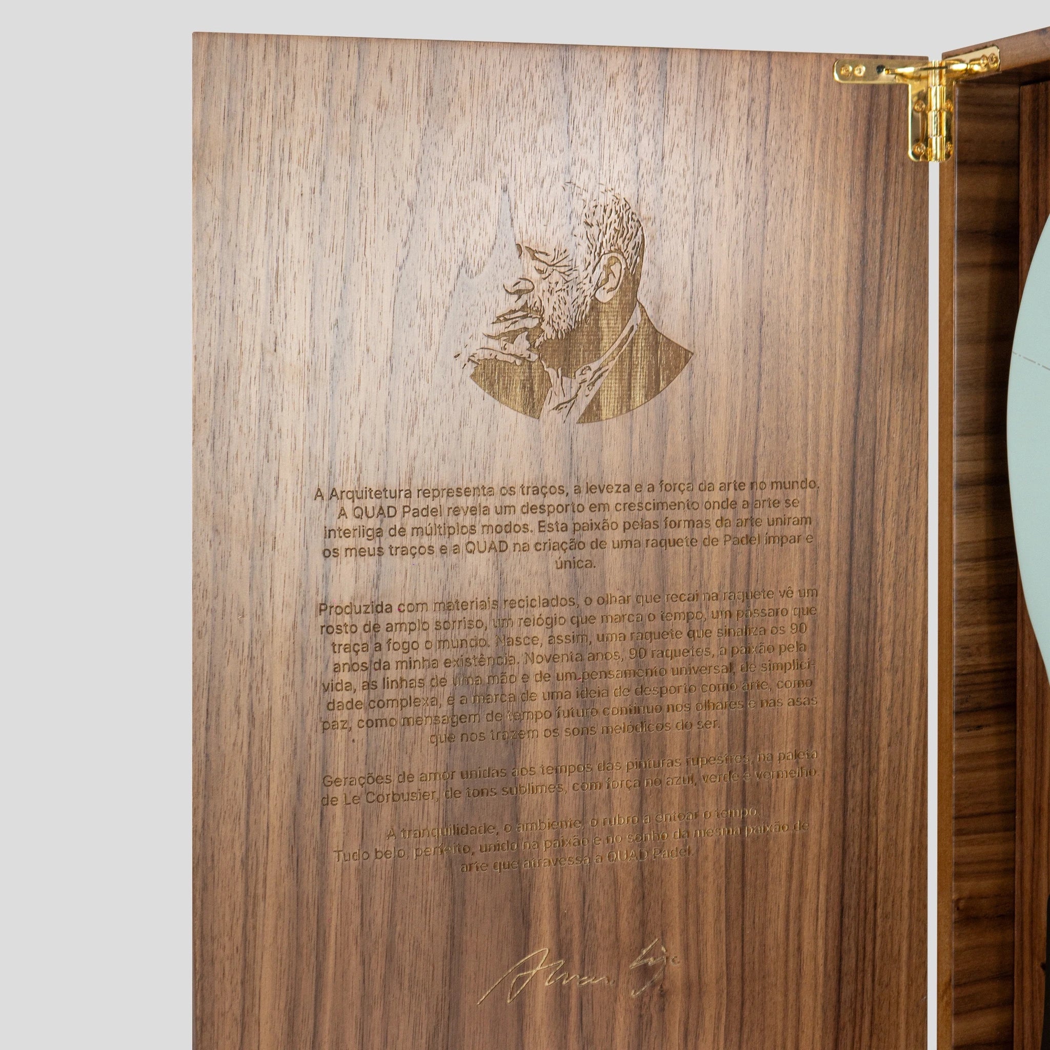 Quad Siza Vieira Padel Racket Box - detail