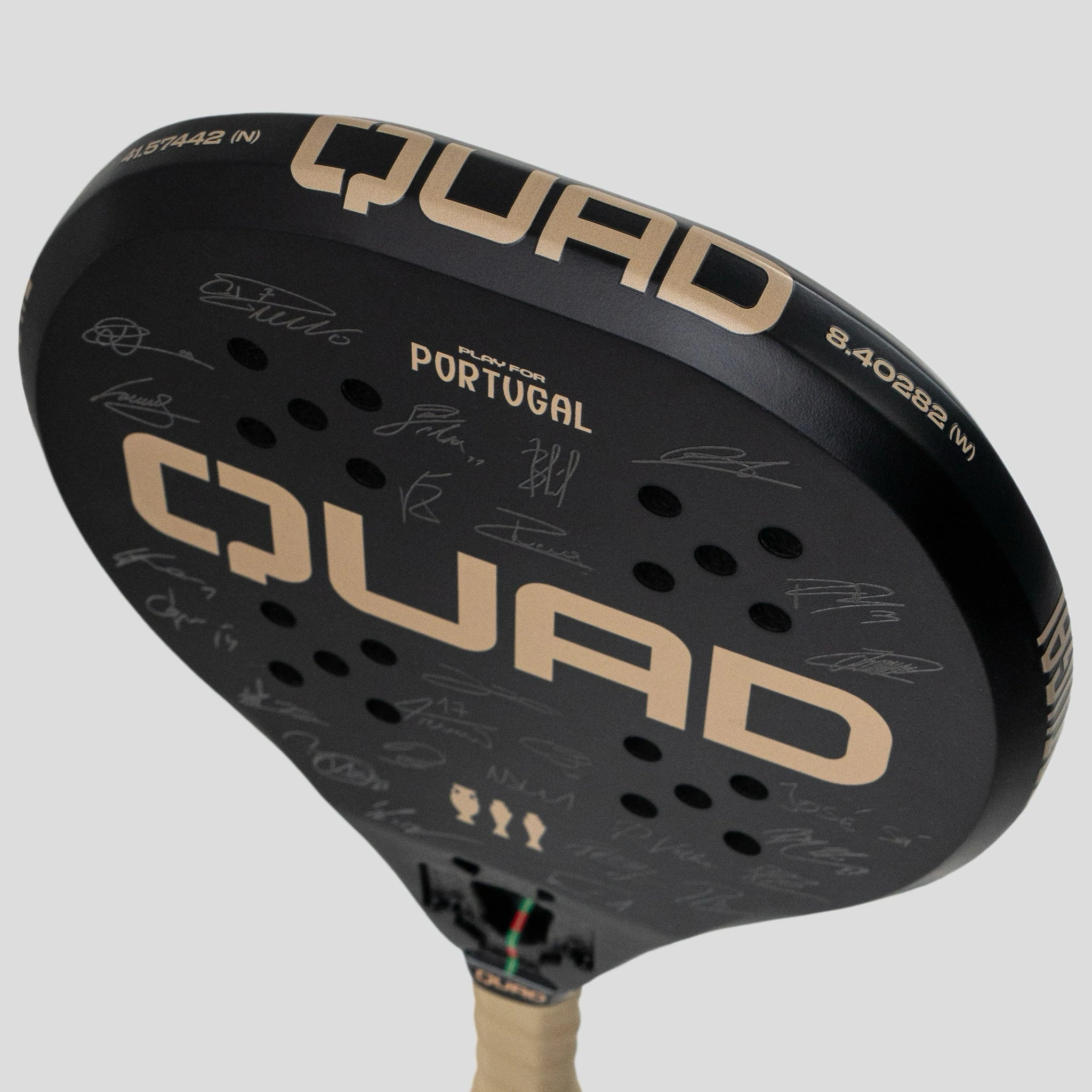 QUAD x FPF Padel Racket – Top View