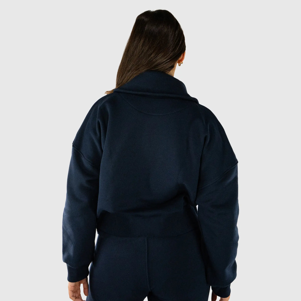 Core Jacket Navy — Side Profile