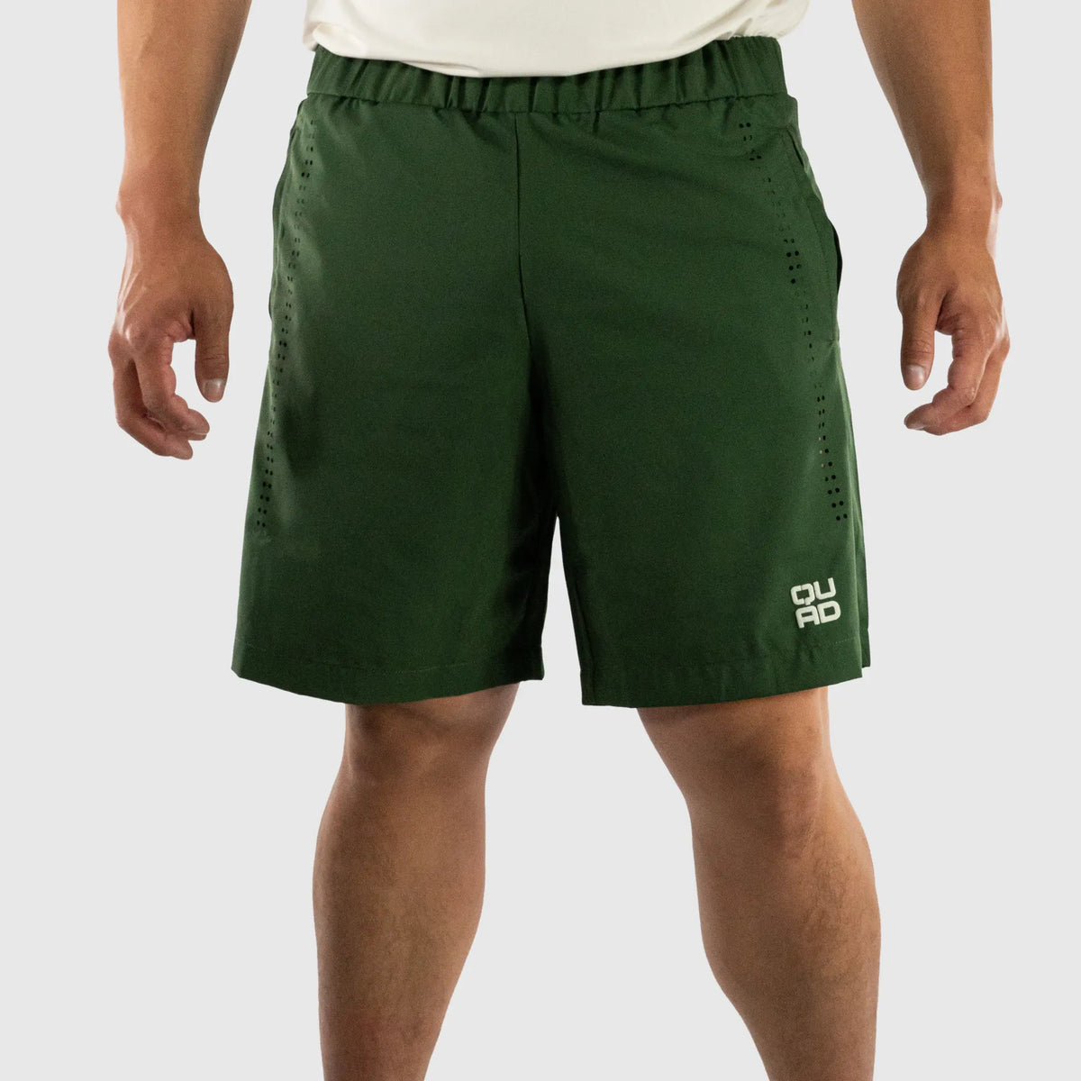 Loop Shorts Green — Front View