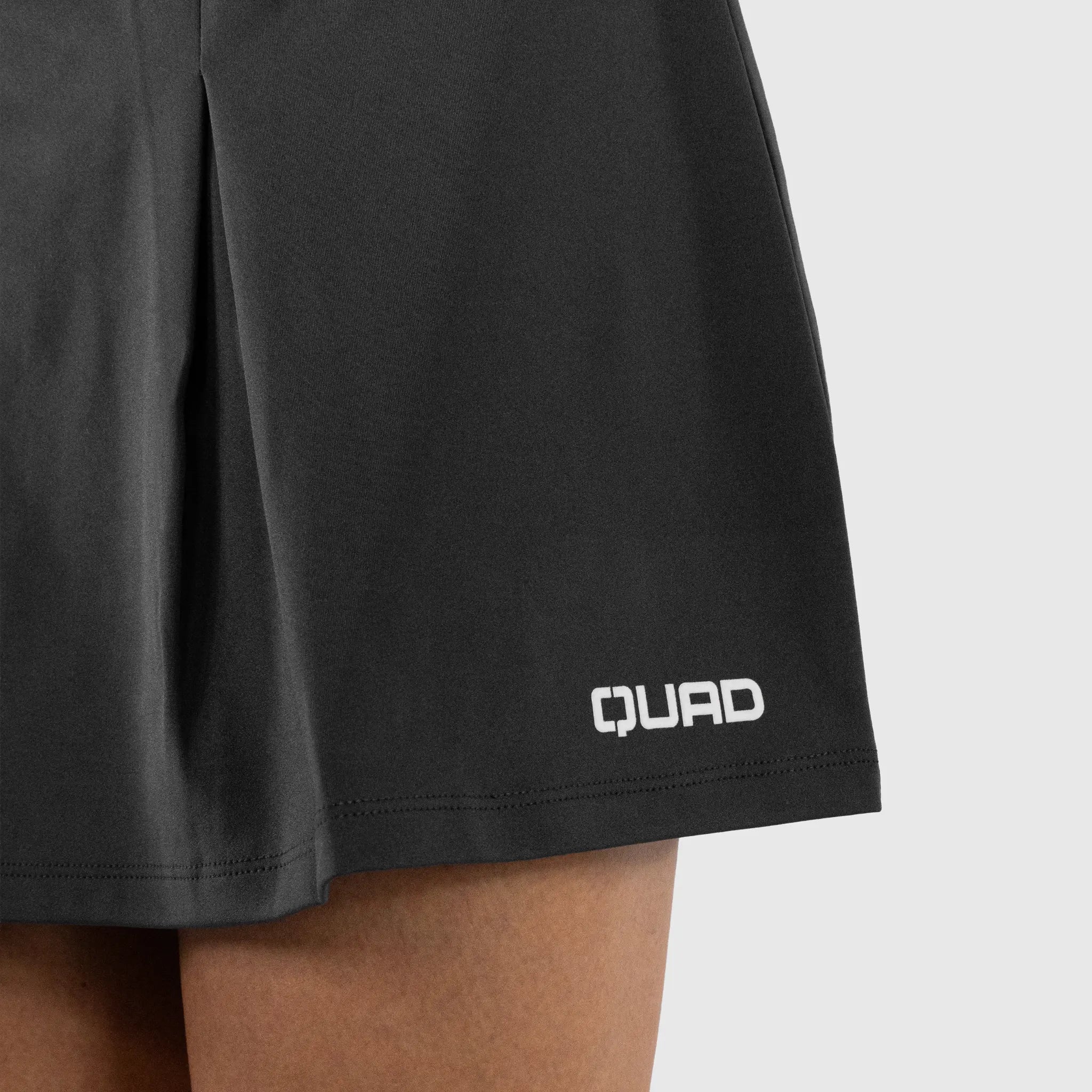 Precision Pickleball Skirt Grey - fabric detail