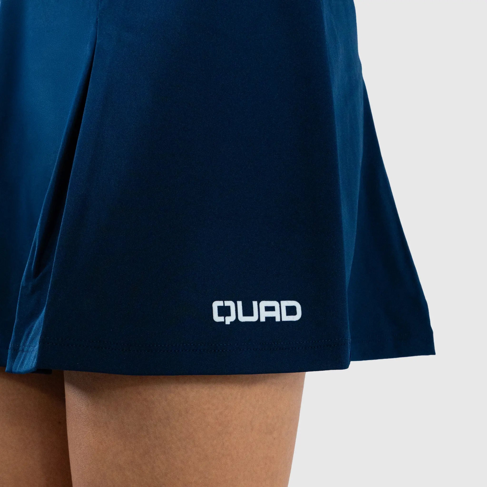 Precision Pickleball Skirt Navy - fabric detail