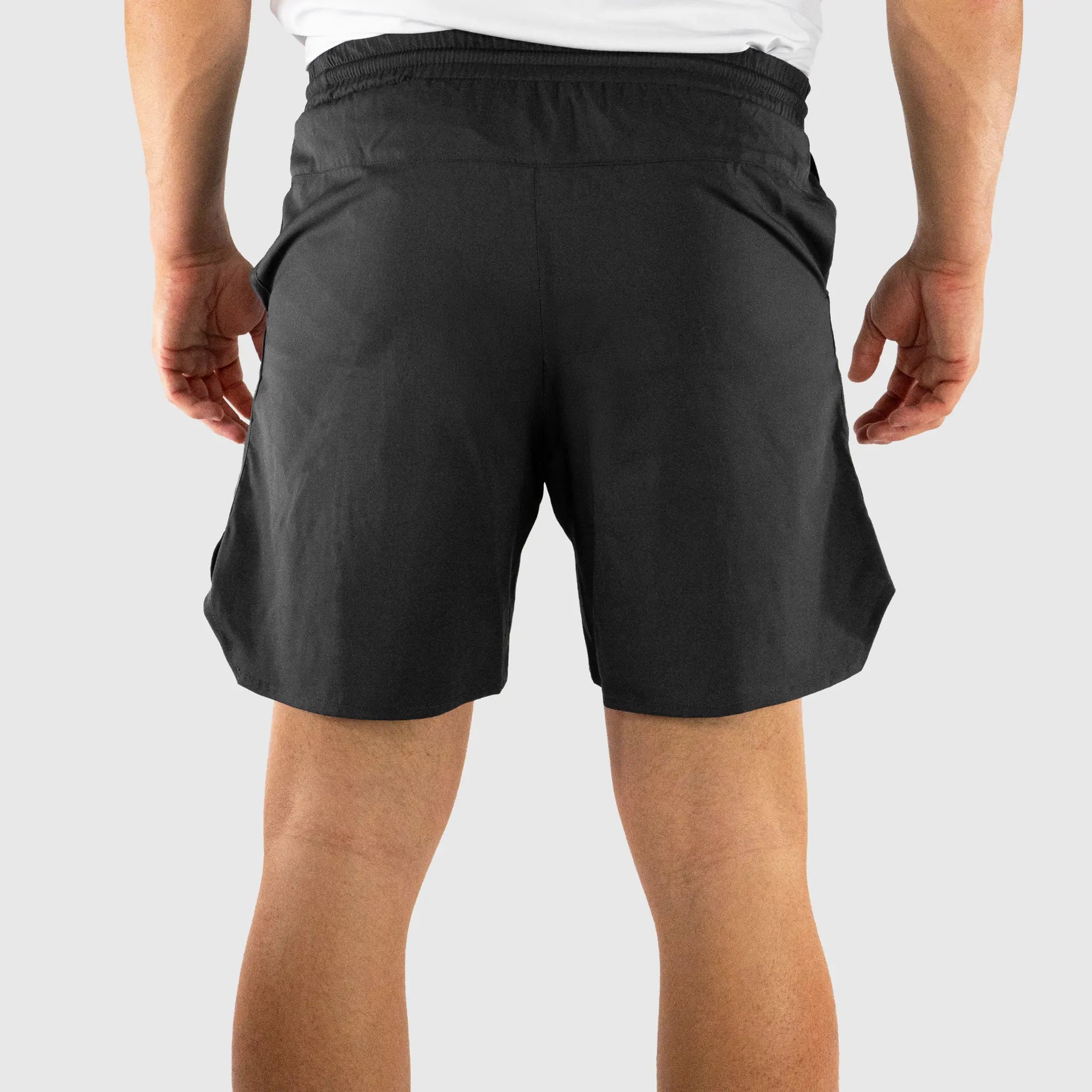 Tour Pickleball Shorts Grey - back view