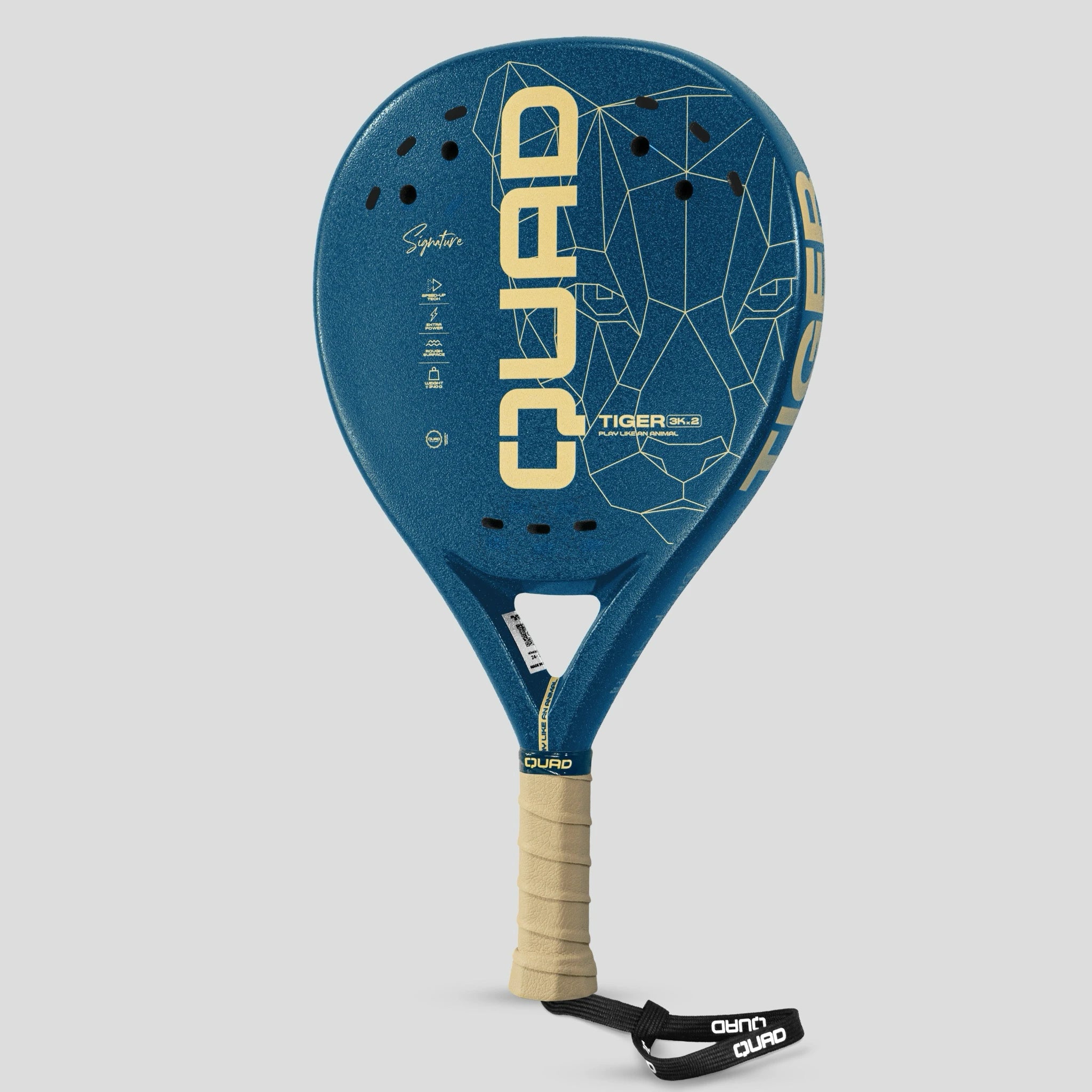 QUAD – Custom Tiger Padel Racket