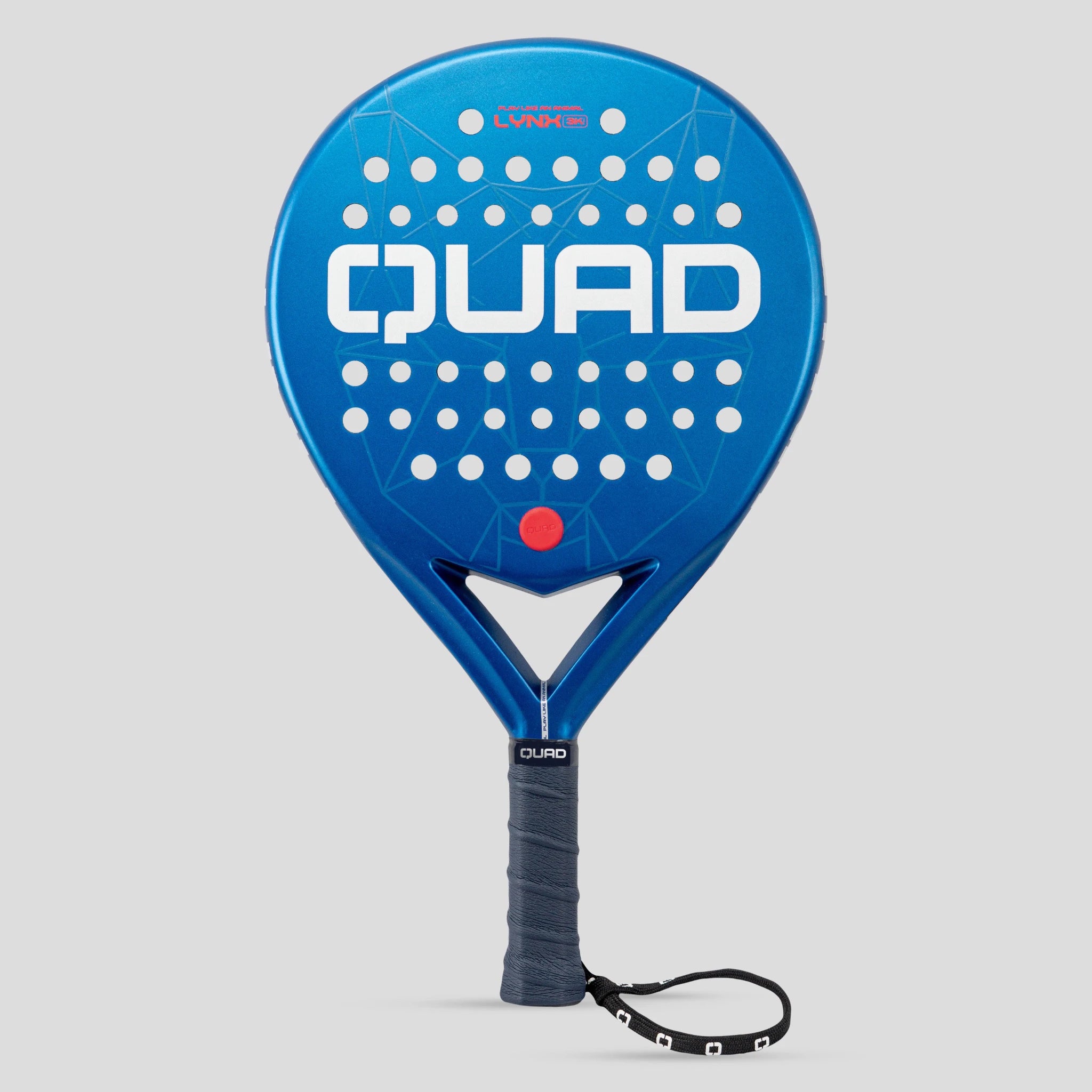 QUAD Lynx padel racket front view