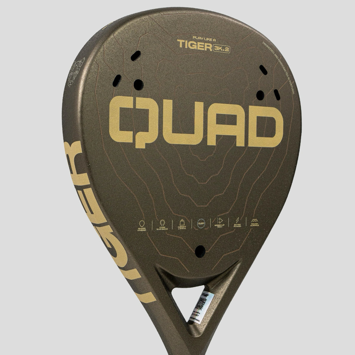 Raquete Padel QUAD Tiger