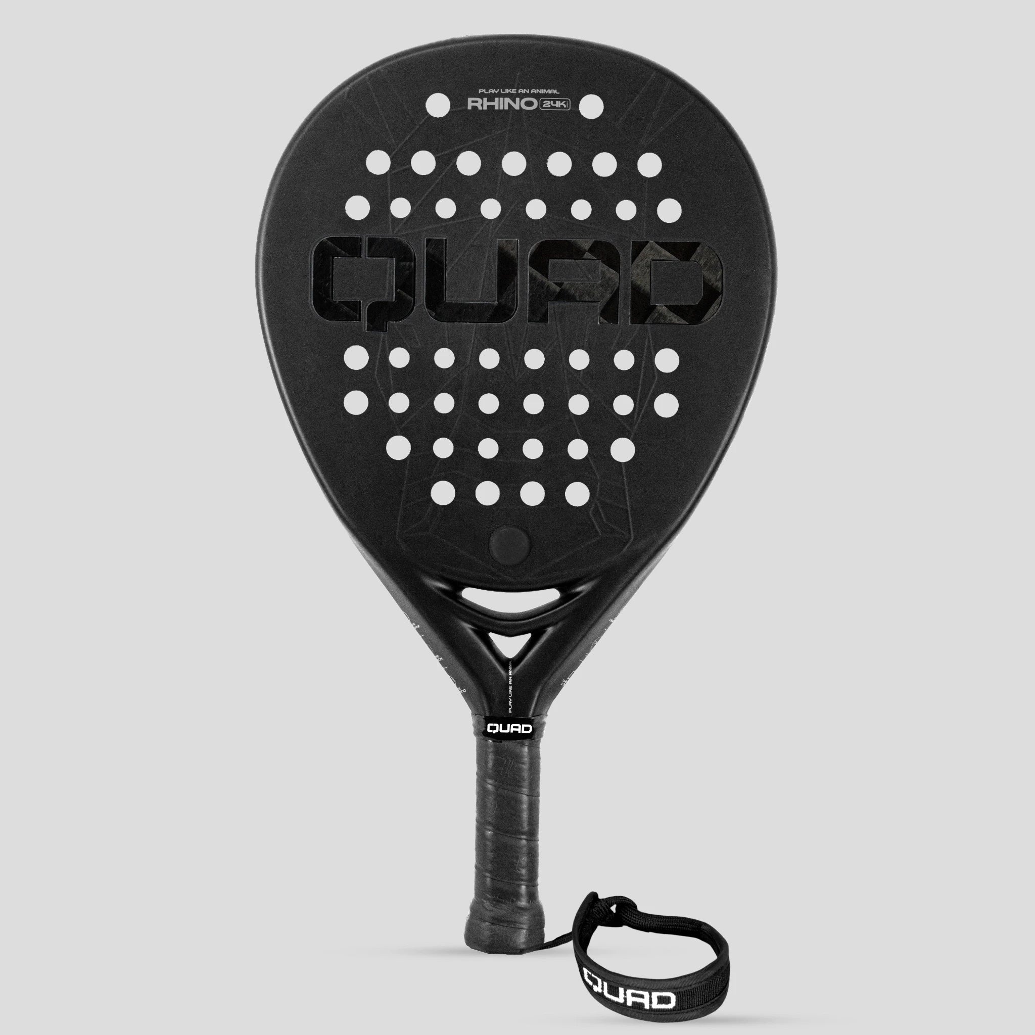 QUAD Shark Padel Racket - front  view