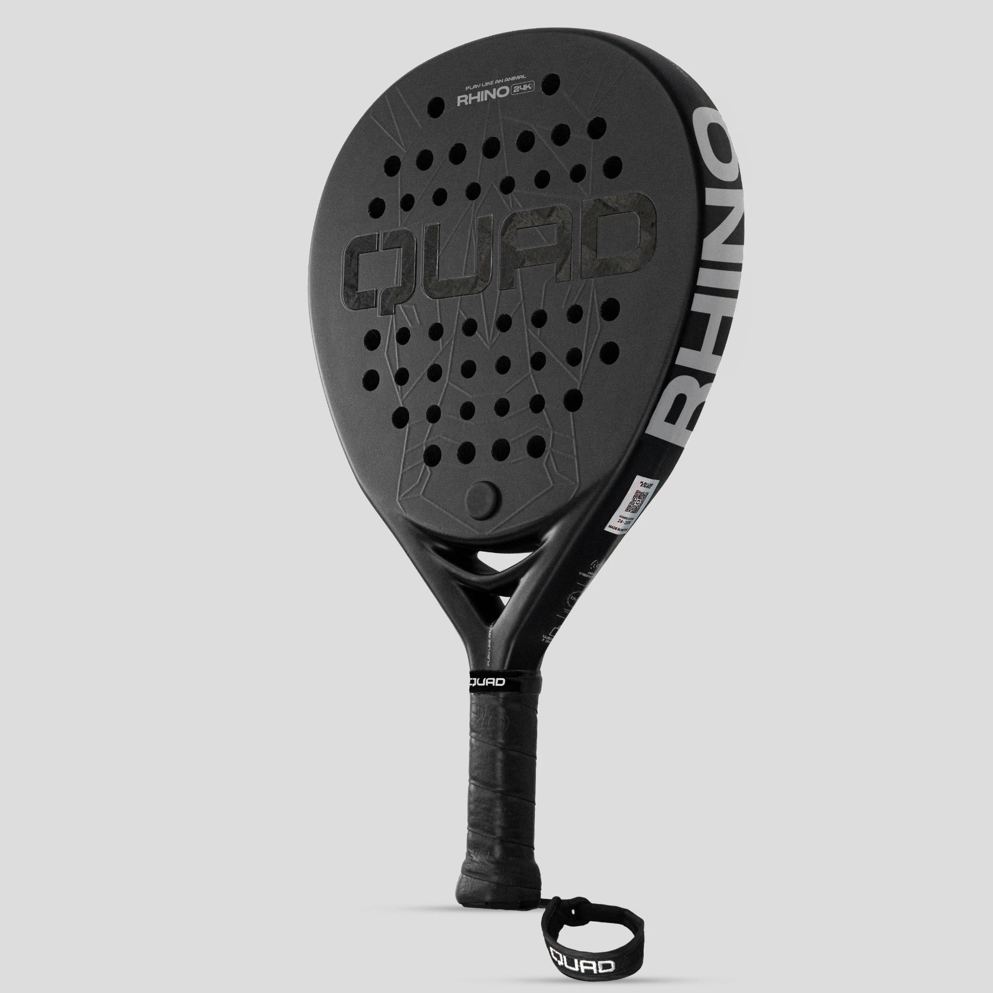 QUAD Shark Padel Racket - right perspective view