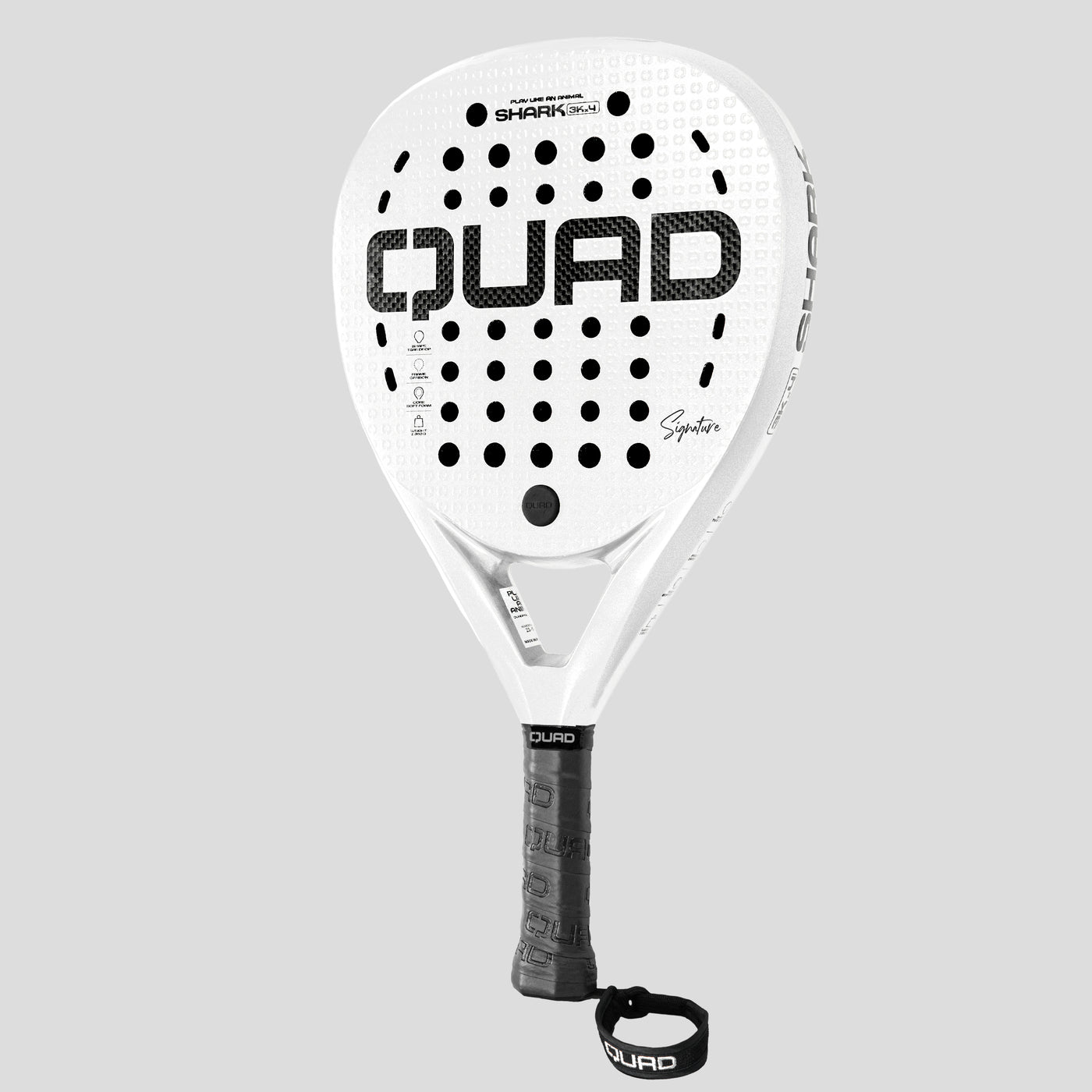 QUAD – Custom Shark Padel Racket