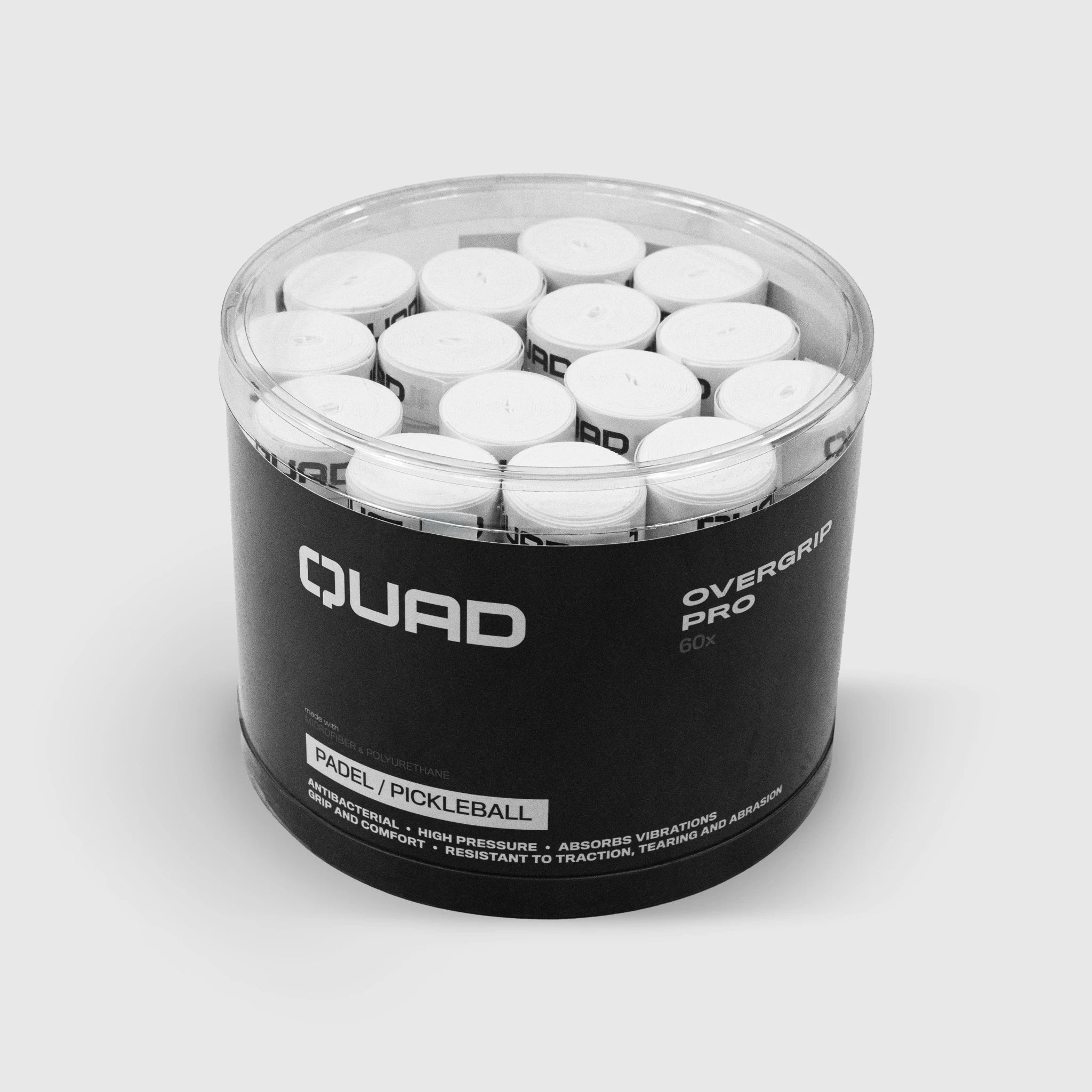 QUAD Padel Pro Overgrip 60 Bucket - White