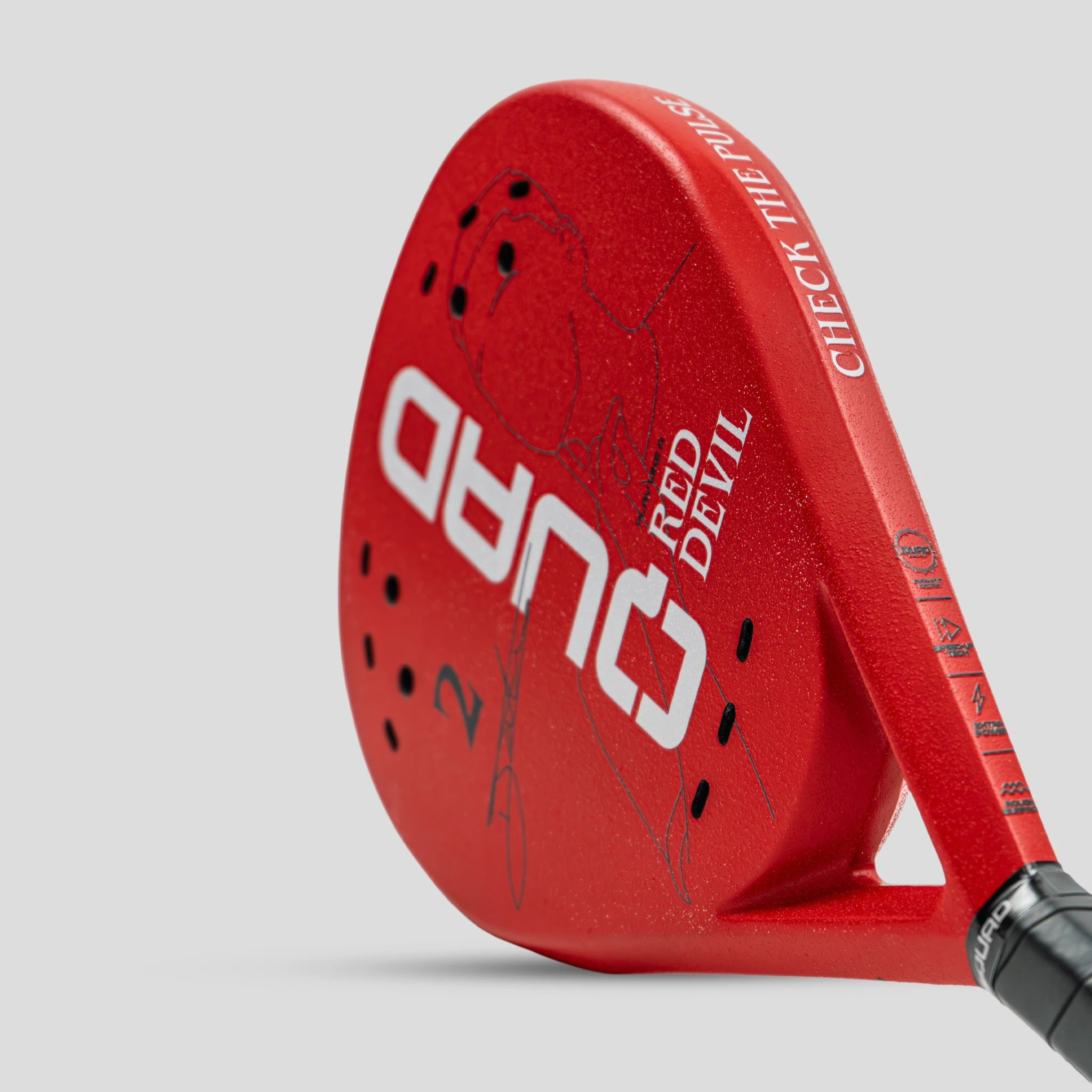 Quad Diogo Dalot Padel Racket side view