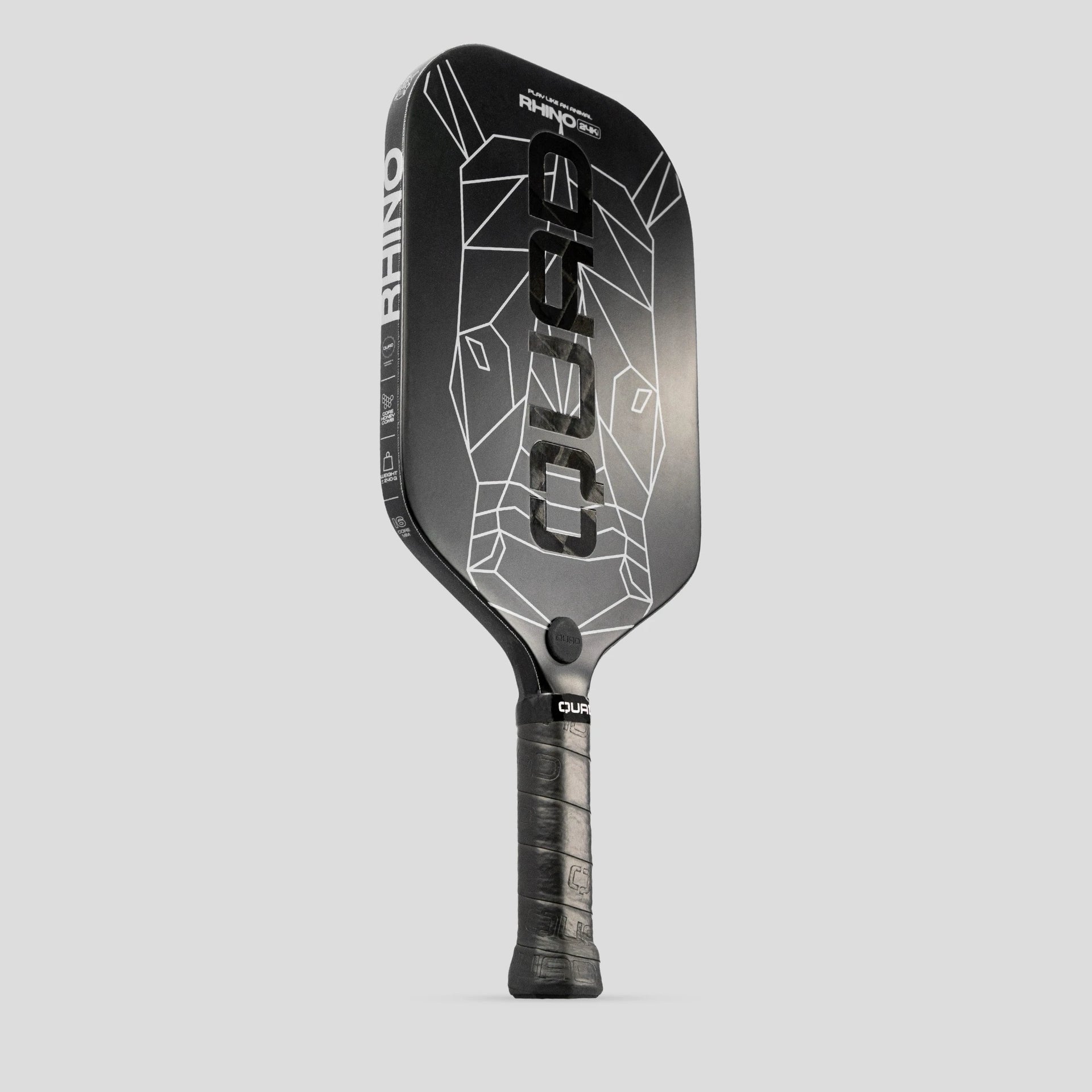 Quad Rhino Pickleball Racket left perspective