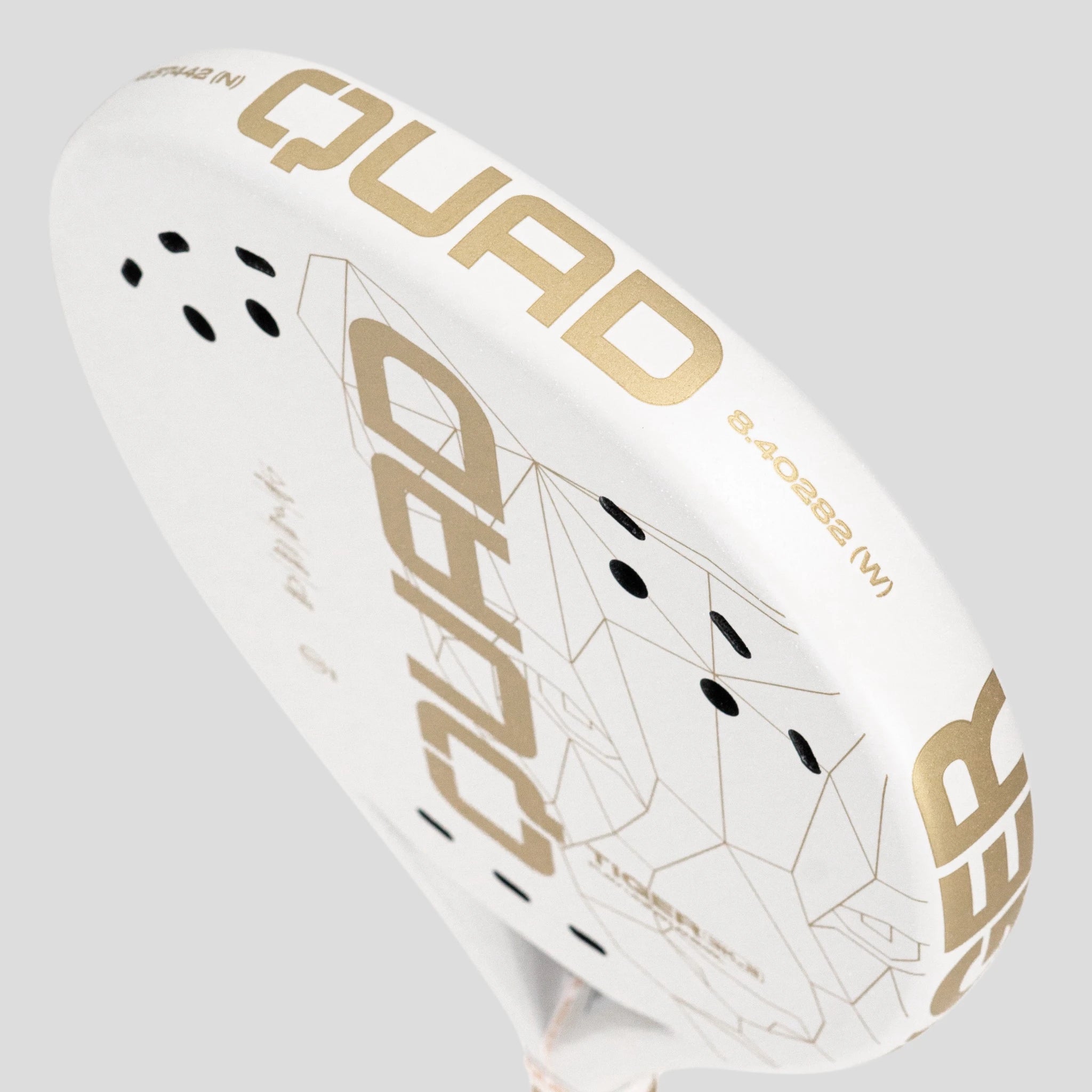 Quad Tiger Padel Racket 2025 - top detail view