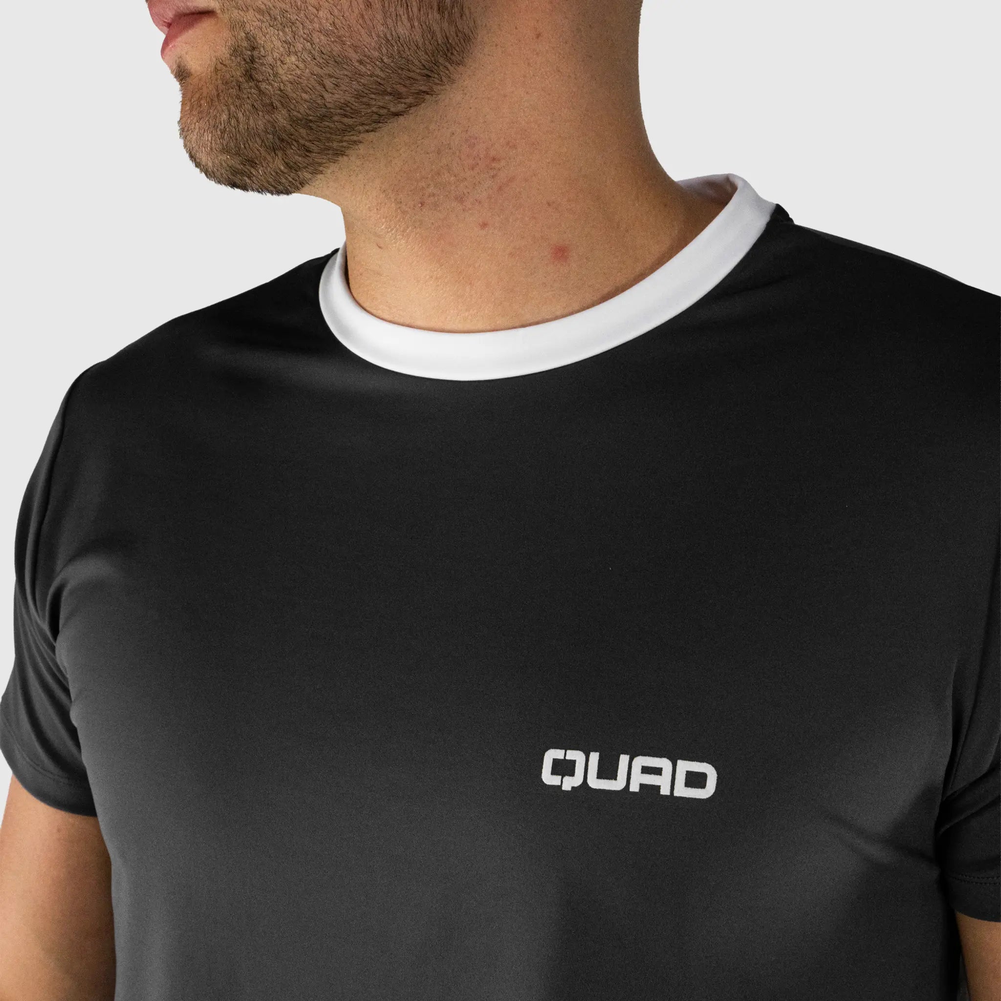 Club Pickleball T-Shirt Grey - fabric detail