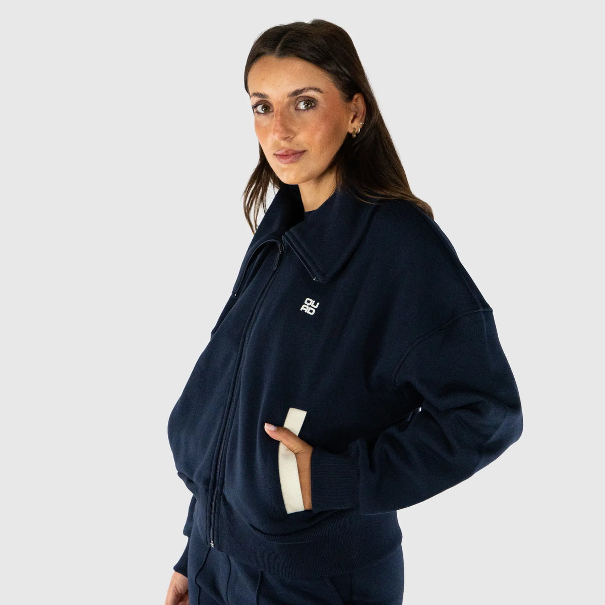 Core Jacket Navy — Back View