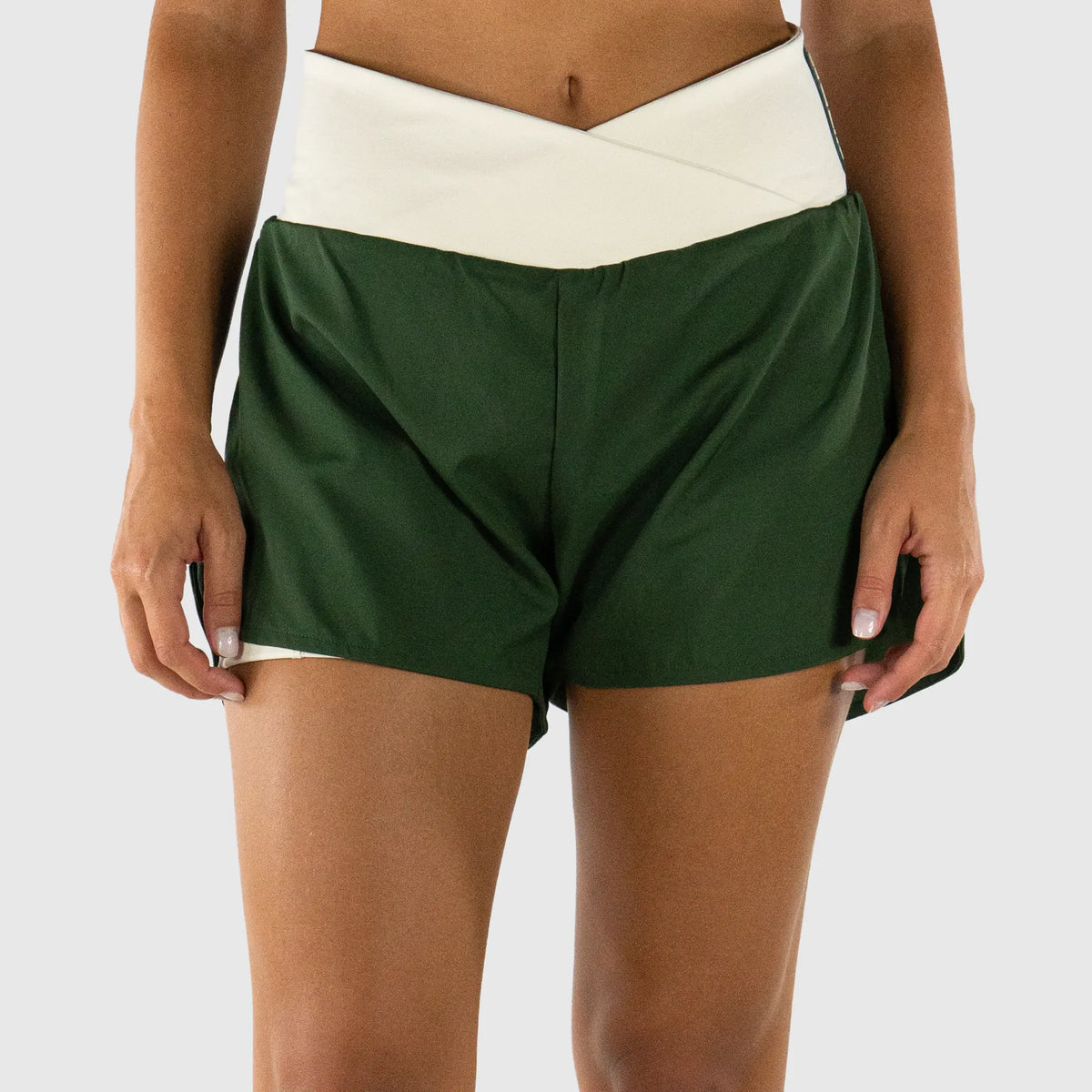 Edge Shorts Green — Front View