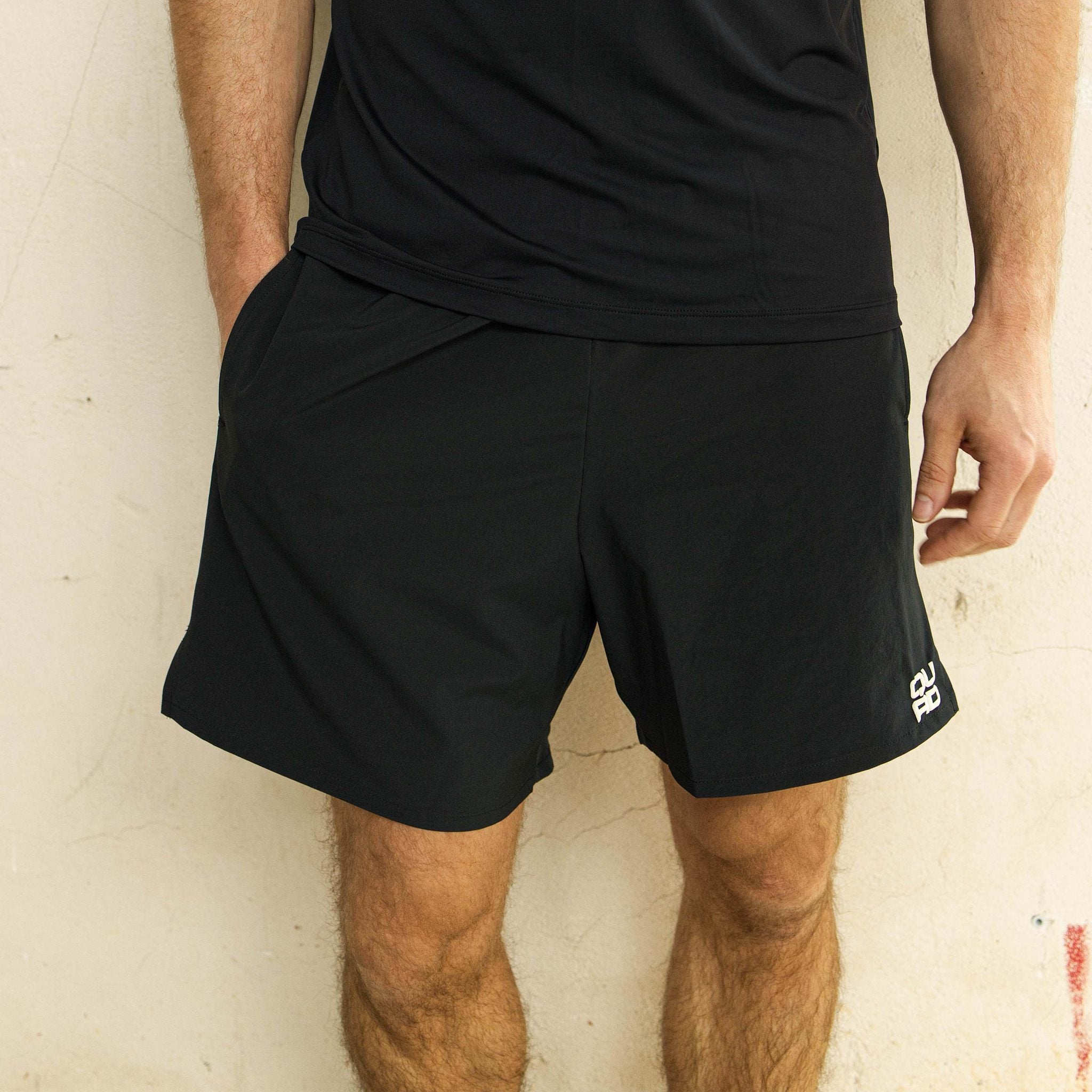 Loop Shorts Black — Back View