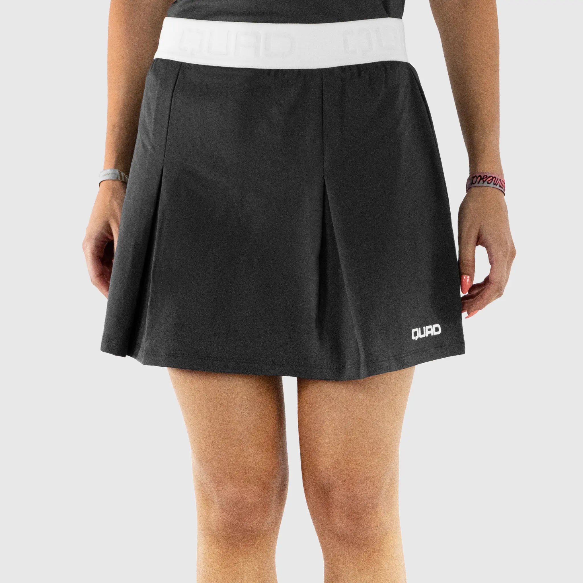 Precision Pickleball Skirt Grey - front view