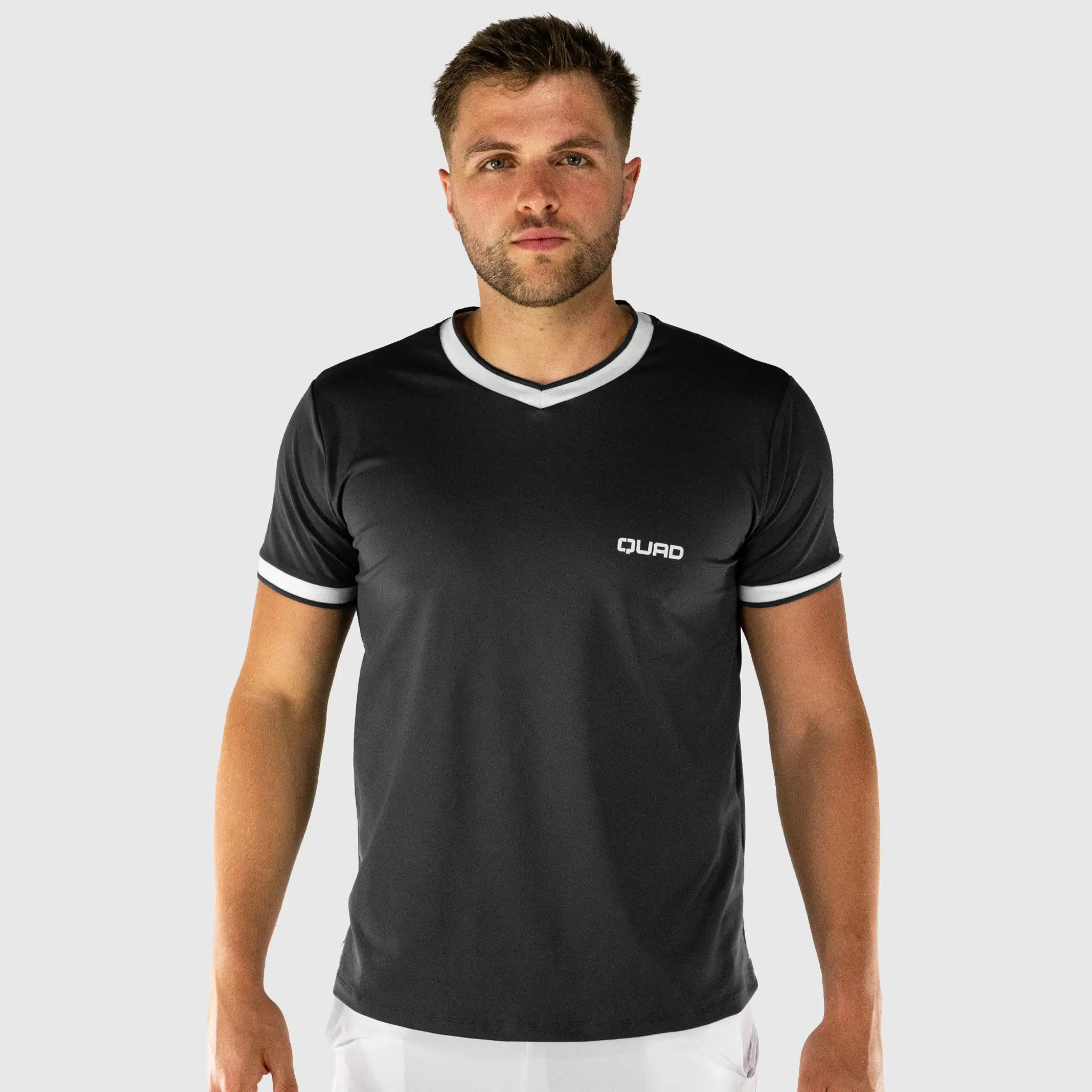 Serve Pickleball T-Shirt Grey - front view