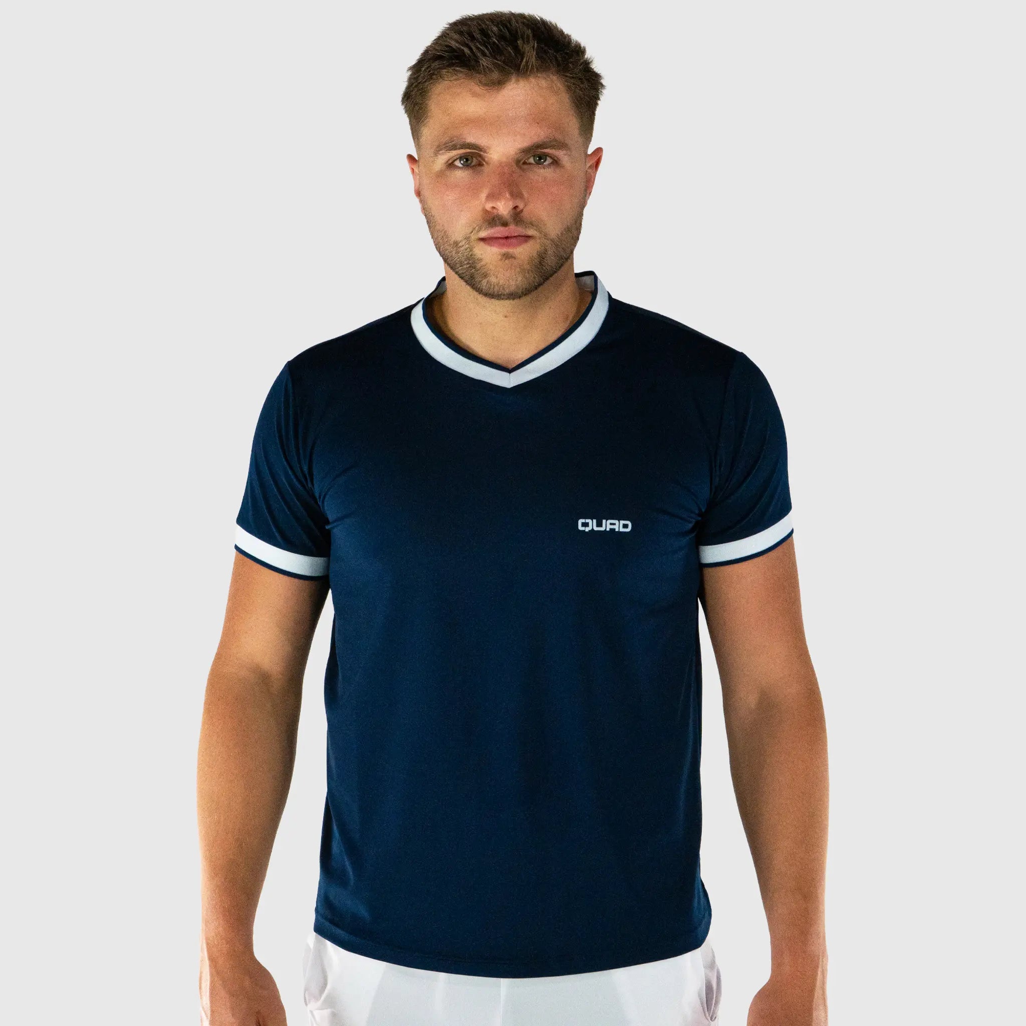 Serve Pickleball T-Shirt Navy - front view