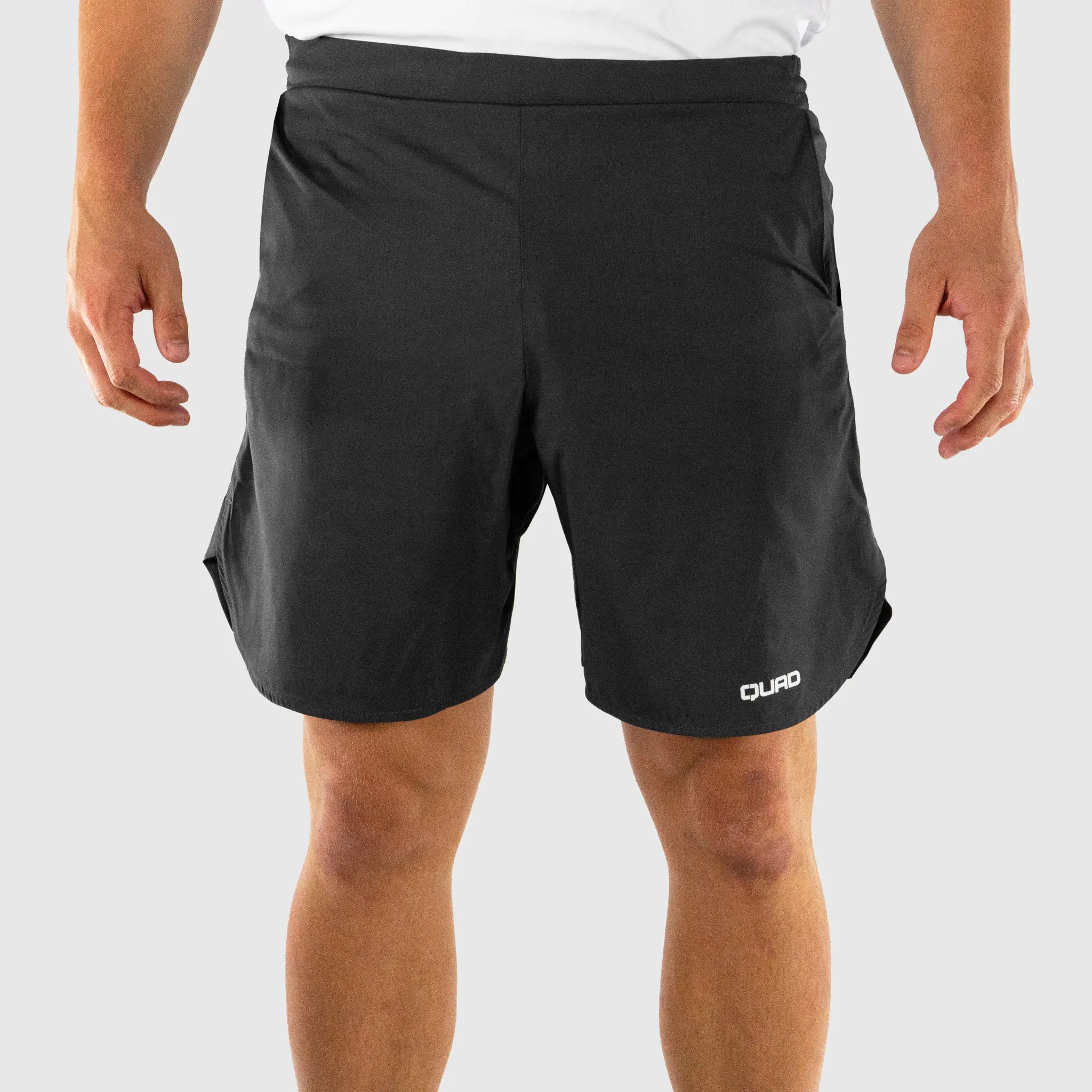 Tour Pickleball Shorts Grey - front view