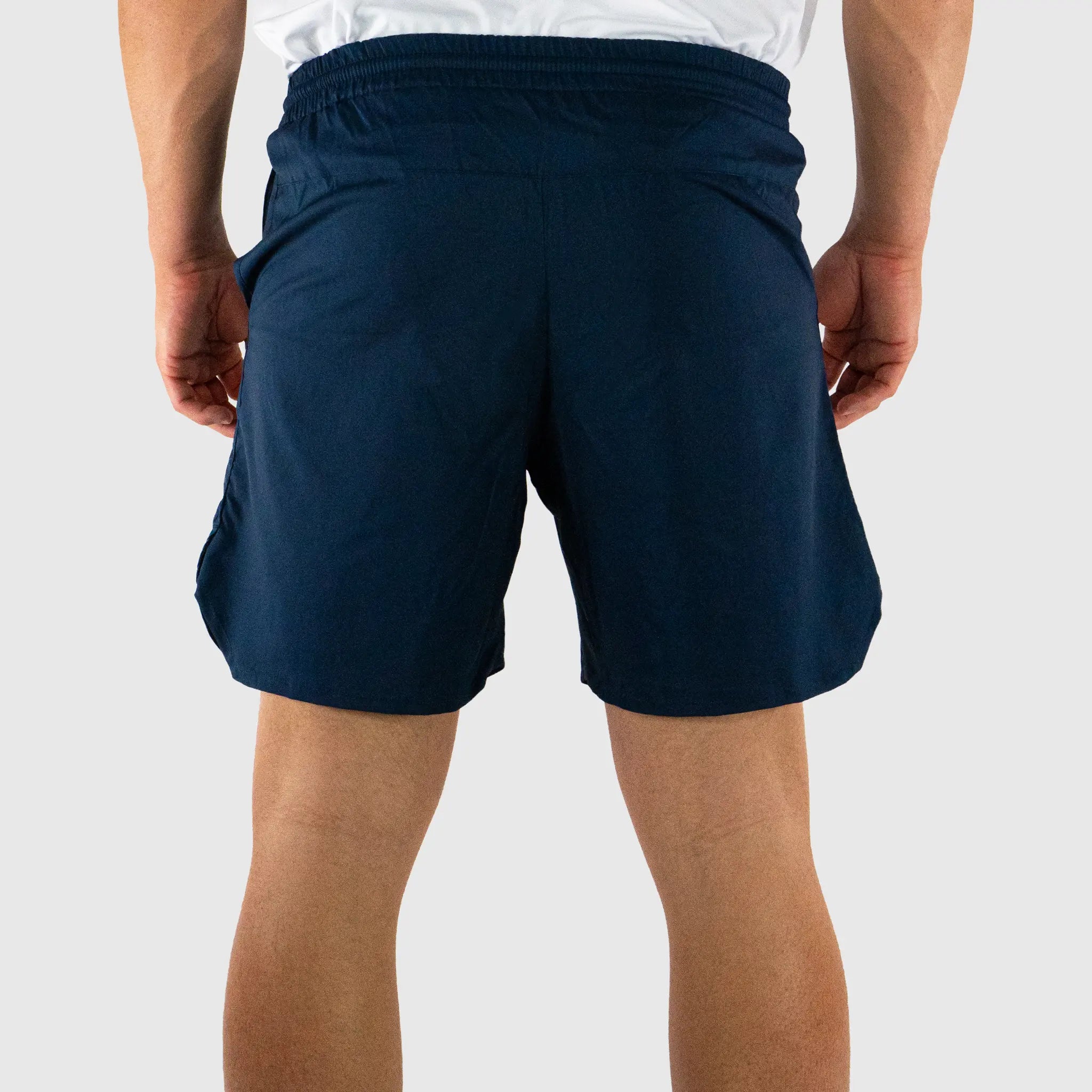 Tour Pickleball Shorts Navy - back view